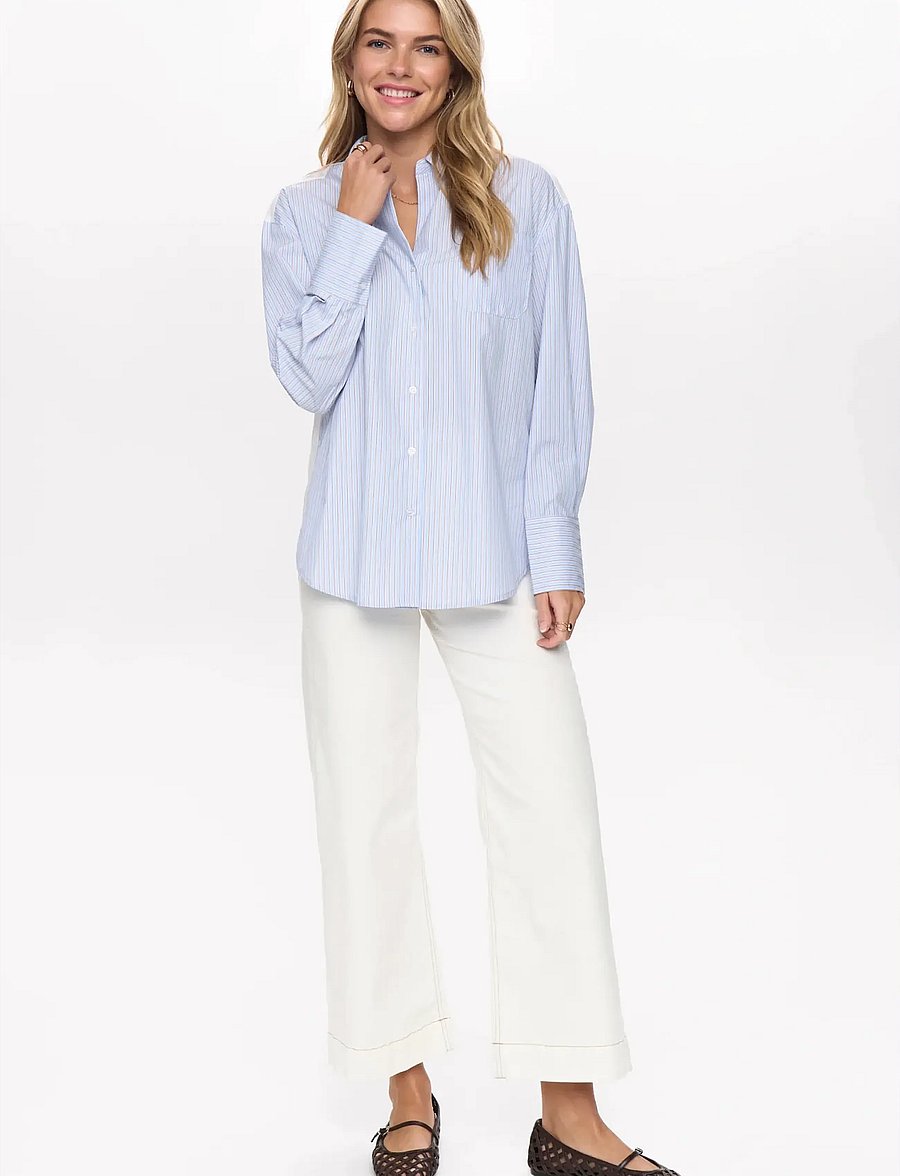 Nümph - NUSAMMIE SHIRT - langærmede skjorter - airy blue - 3