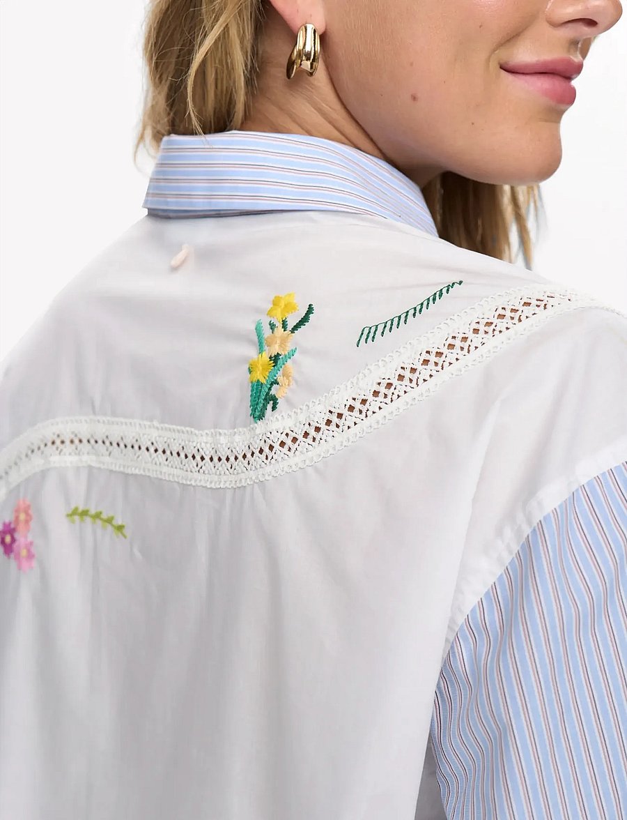 Nümph - NUSAMMIE SHIRT - langærmede skjorter - airy blue - 5