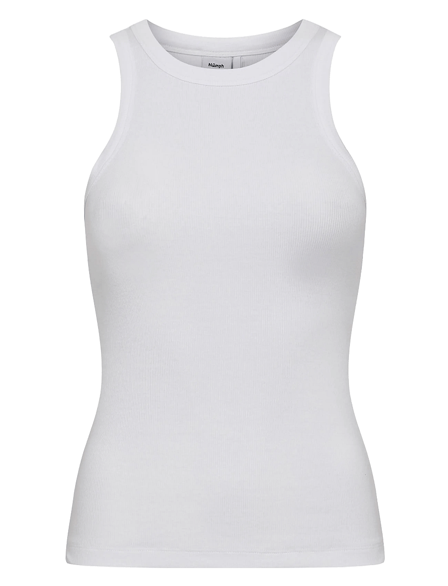 Nümph - NUMAKENY TANKTOP - Ärmellose tops - bright white - 1