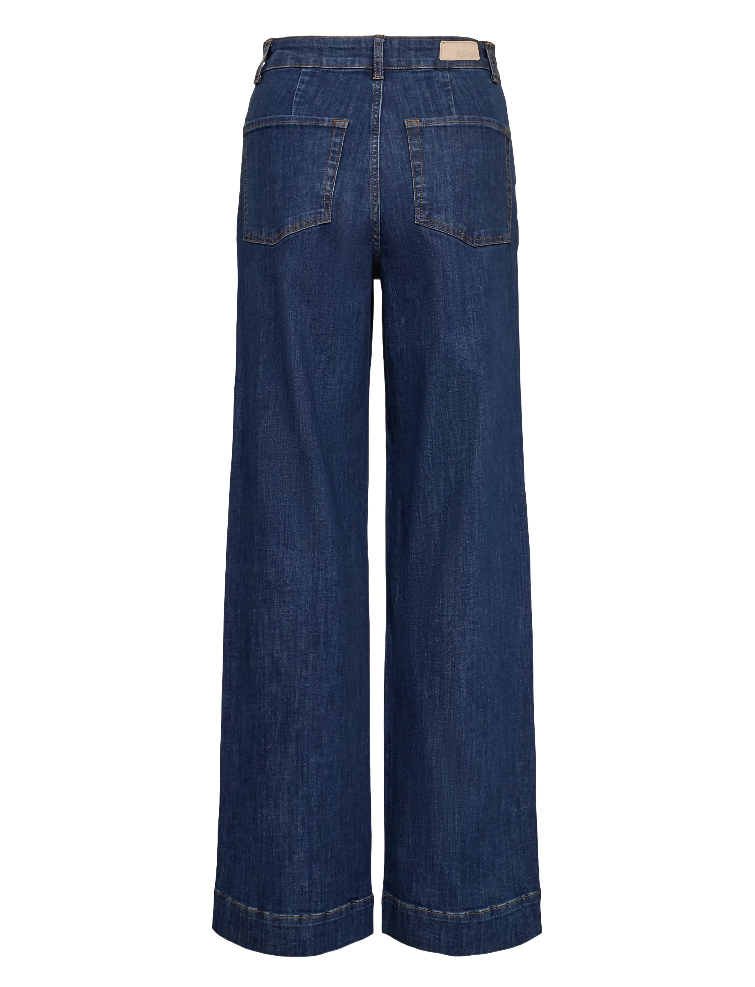 Nümph - NUPARIS HR WIDE JEANS - P3012 - brede jeans - dark blue denim - 2