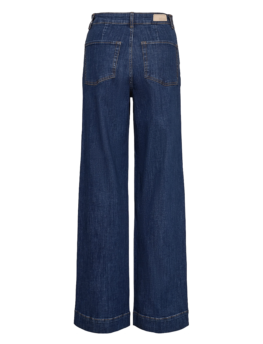 Nümph - NUPARIS HR WIDE JEANS - P3012 - hosen mit weitem bein - dark blue denim - 2
