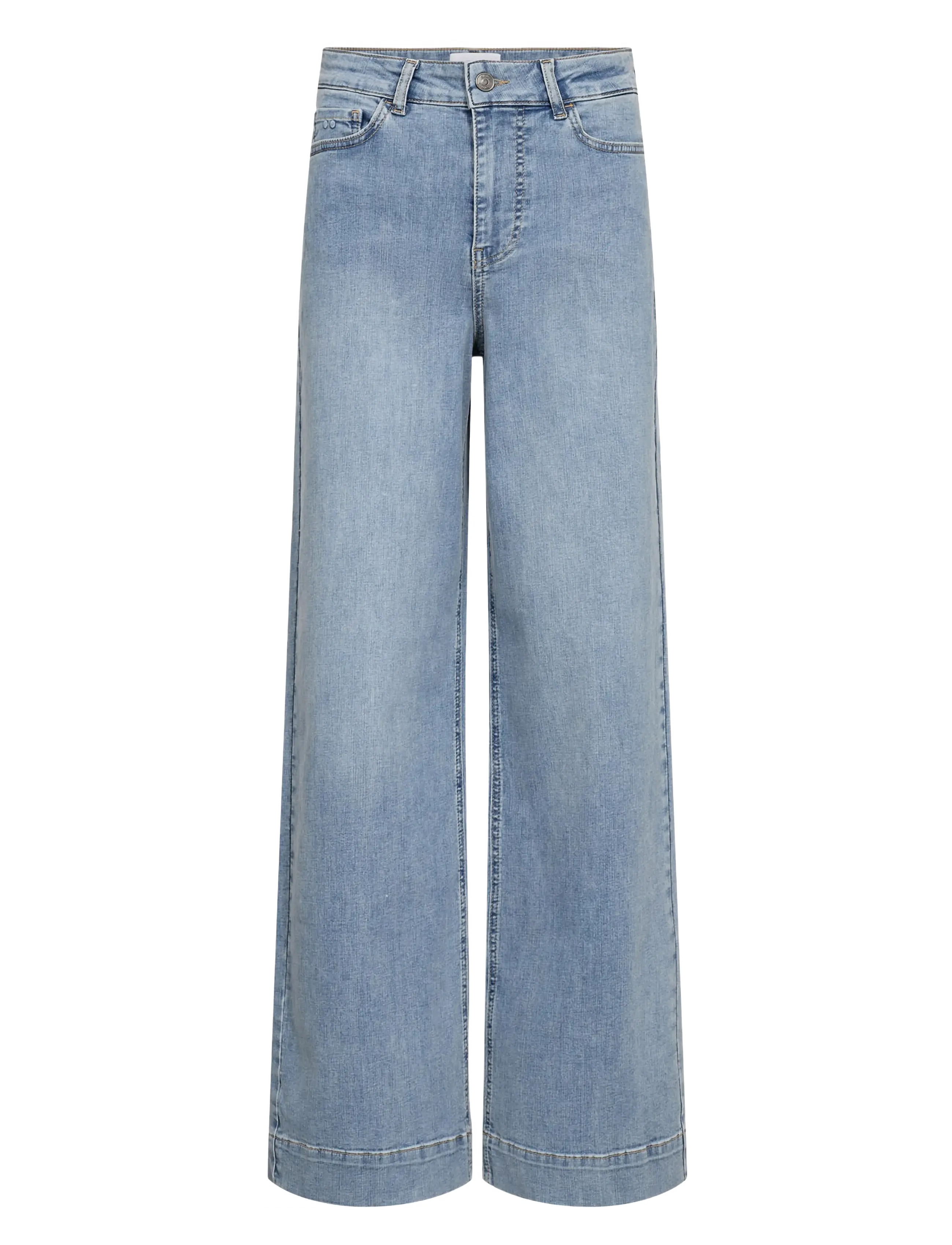 Nümph - NUPARIS HR WIDE JEANS - P3019 - light b. stonewash denim - 1