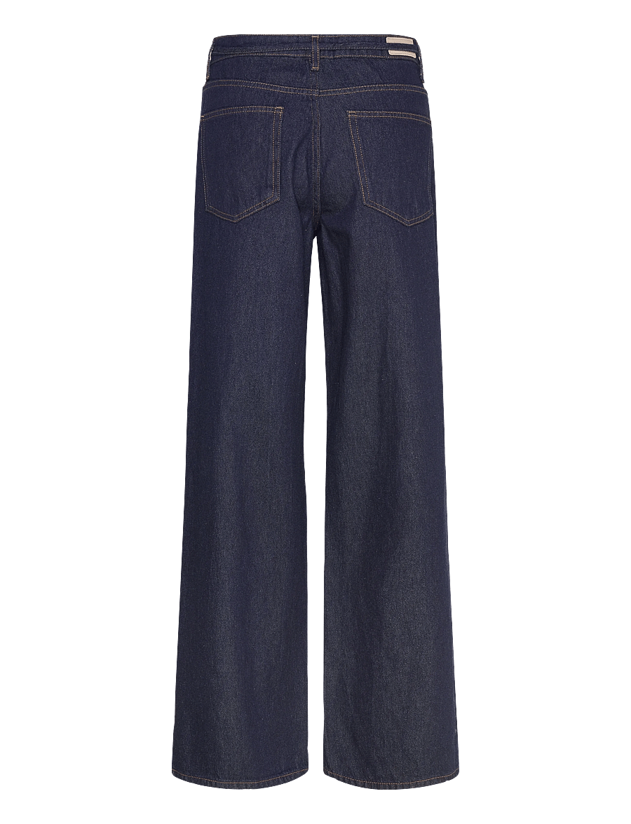 Nümph - NUBROOKLYN HR WIDE JEANS P3012 - brede jeans - dark blue denim - 2