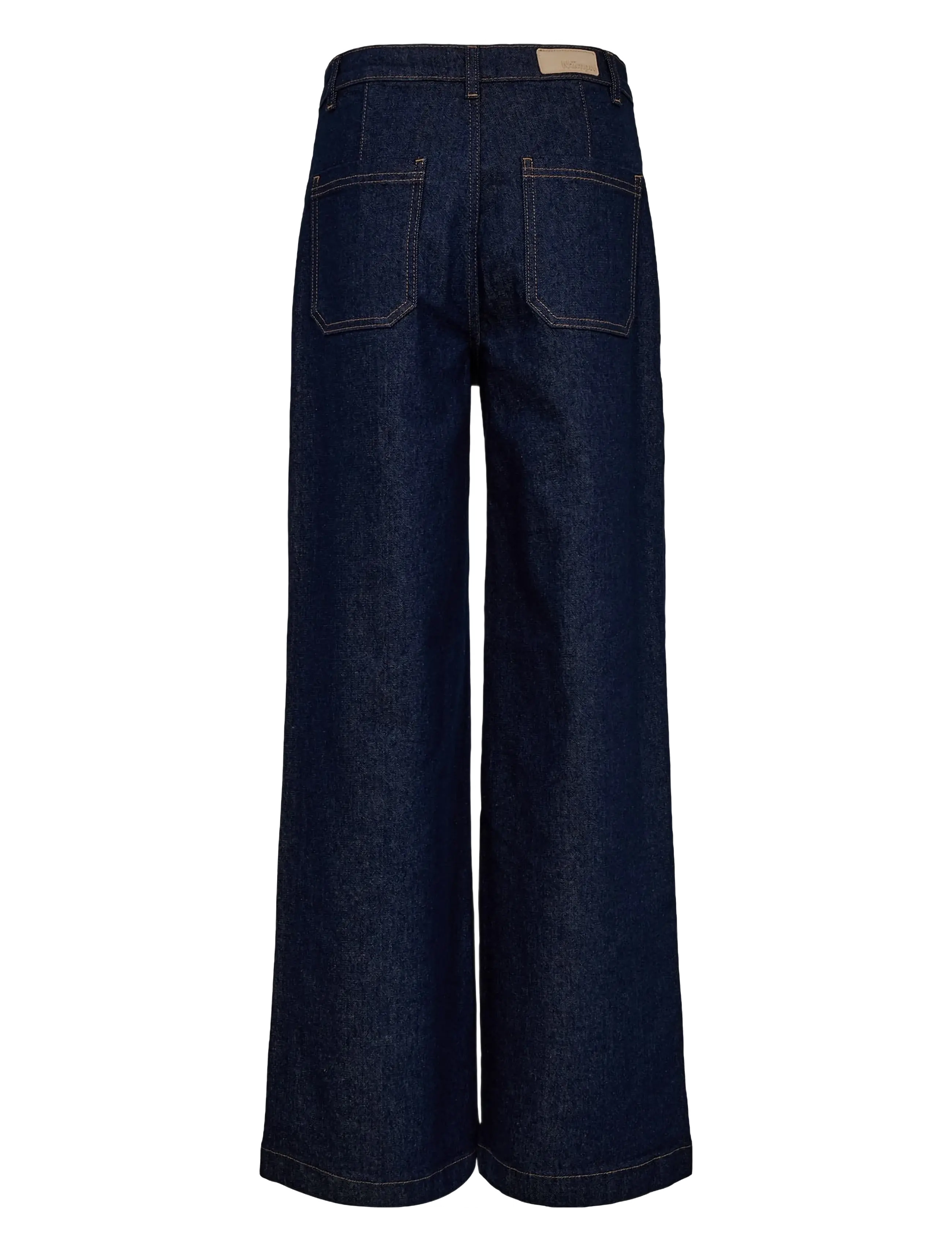 Nümph - NUMILTON HR WIDE JEANS S3012 - hosen mit weitem bein - dark blue denim - 2