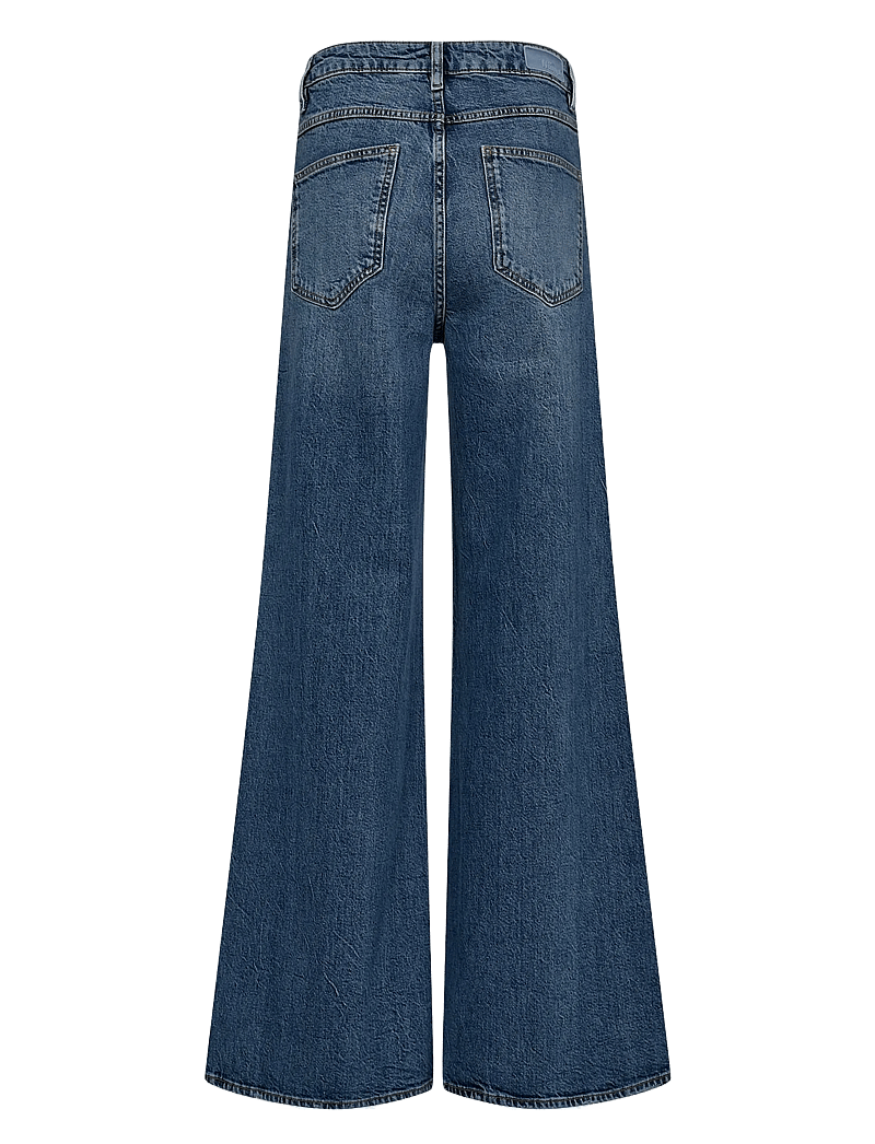 Nümph - NUPISA HR WIDE JEANS S3013 - schlaghosen - medium blue denim - 1