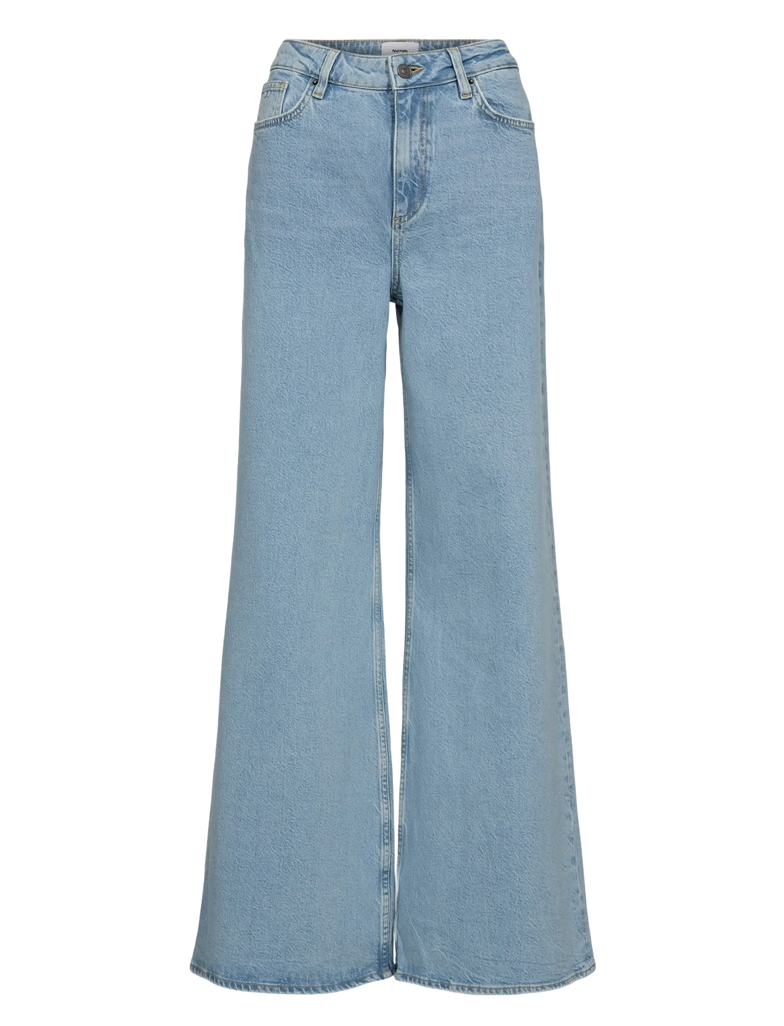 Nümph NUPISA HR WIDE JEANS S3010 - Transitional Layering - LIGHT BLUE DENIM / blue