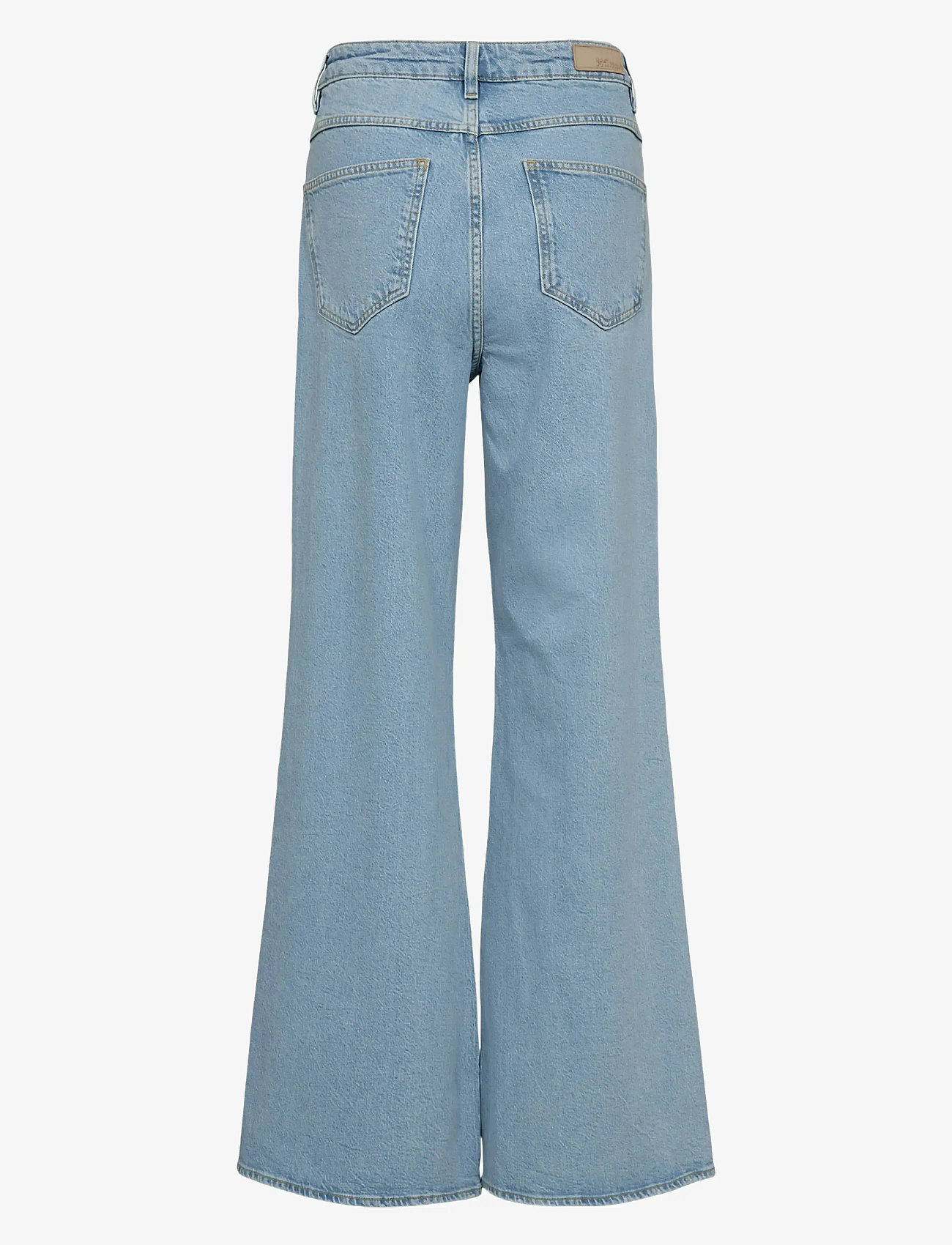 Nümph - NUPISA HR WIDE JEANS S3010 - schlaghosen - light blue denim - 1