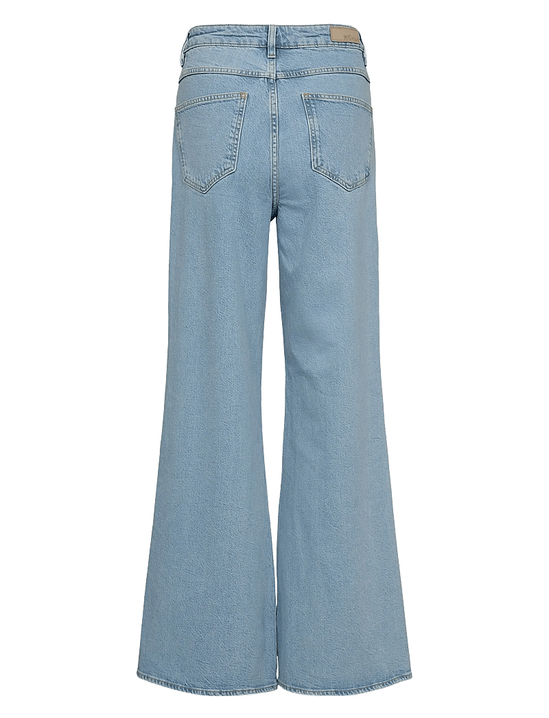 Nümph - NUPISA HR WIDE JEANS S3010 - schlaghosen - light blue denim - 1