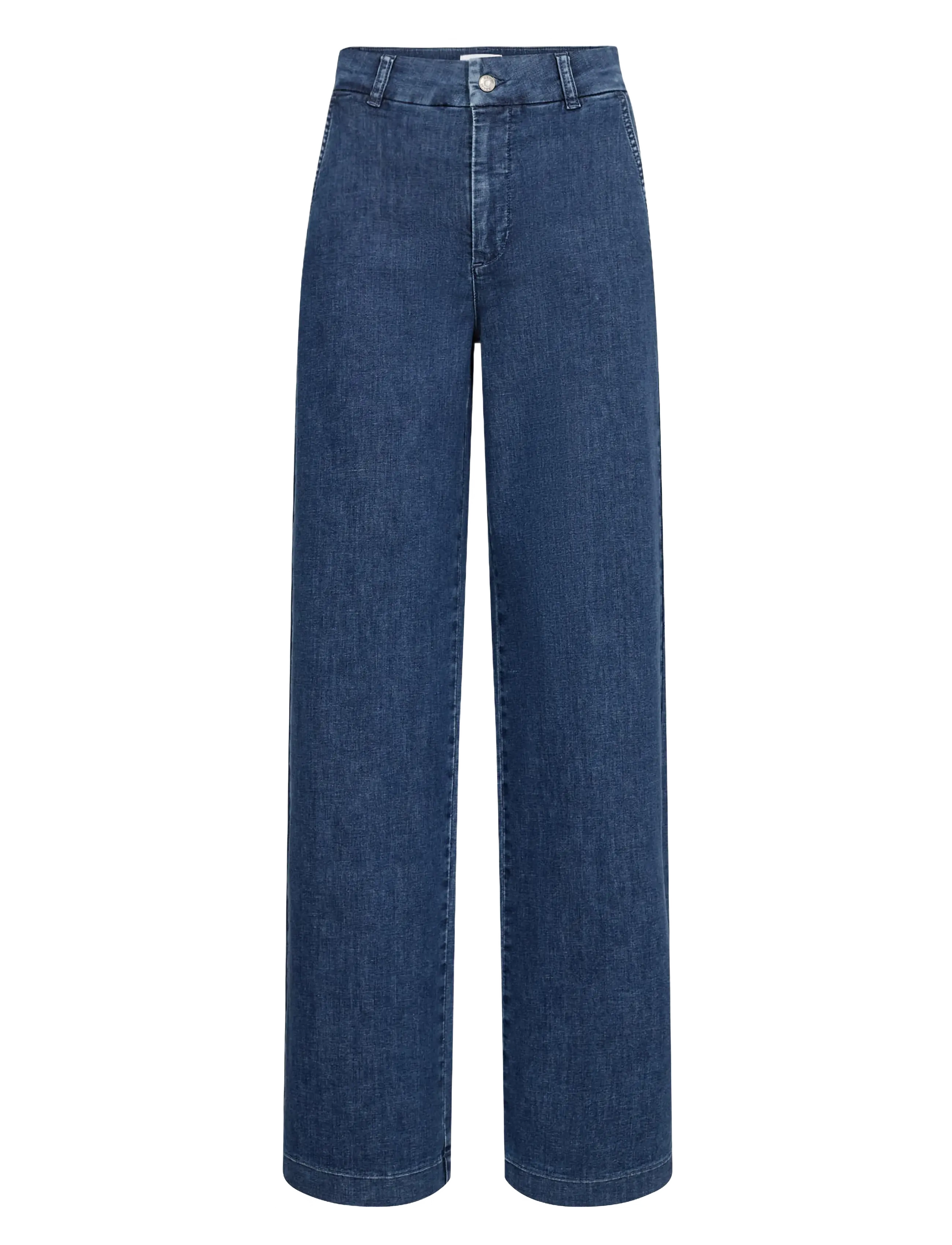 Nümph - NUAMBER HR WIDE JEANS - R3013 - brede jeans - medium blue denim - 1