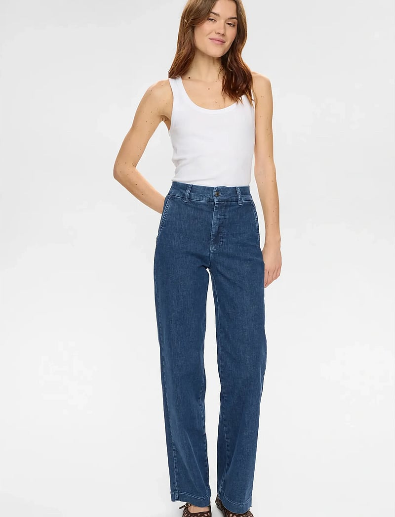 Nümph - NUAMBER HR WIDE JEANS R3013 - brede jeans - medium blue denim - 3