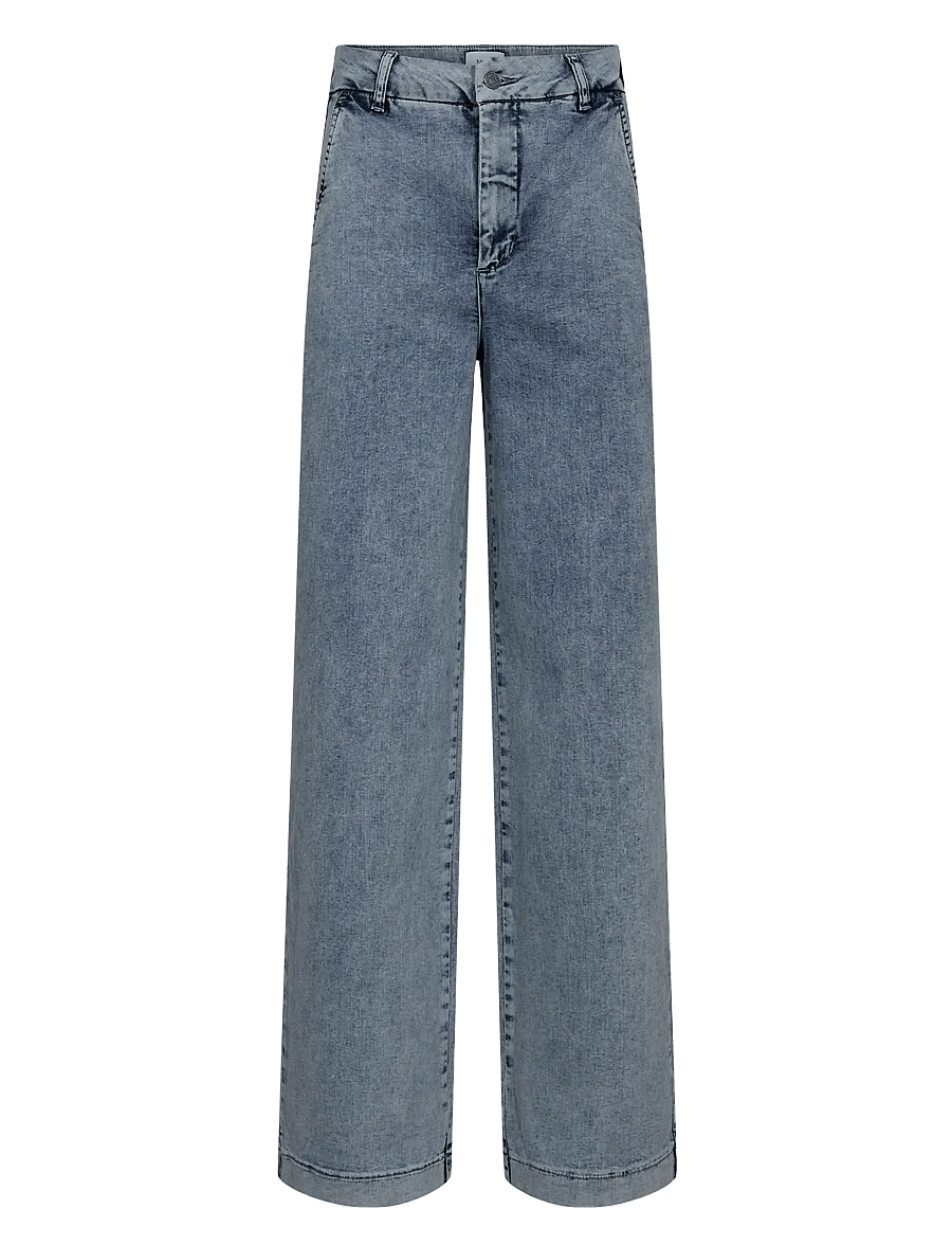 Nümph - NUAMBER HR WIDE JEANS R3019 - gerade jeans - light b. stonewash denim - 0