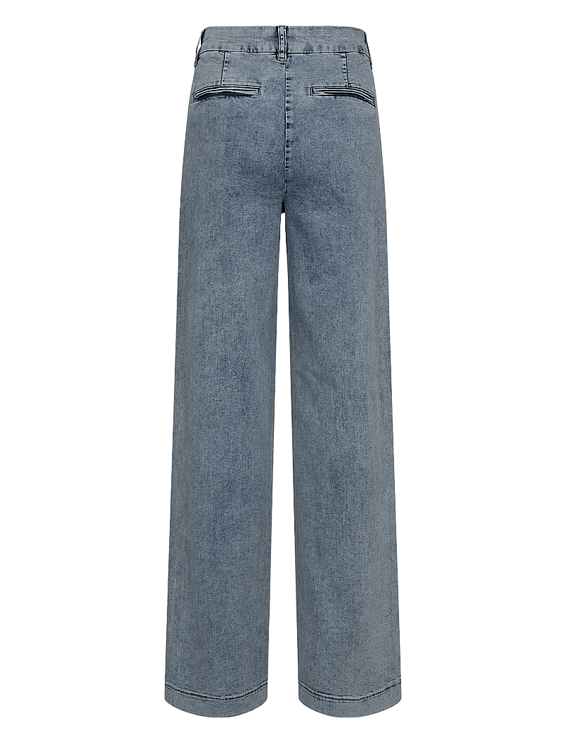 Nümph - NUAMBER HR WIDE JEANS R3019 - straight jeans - light b. stonewash denim - 1