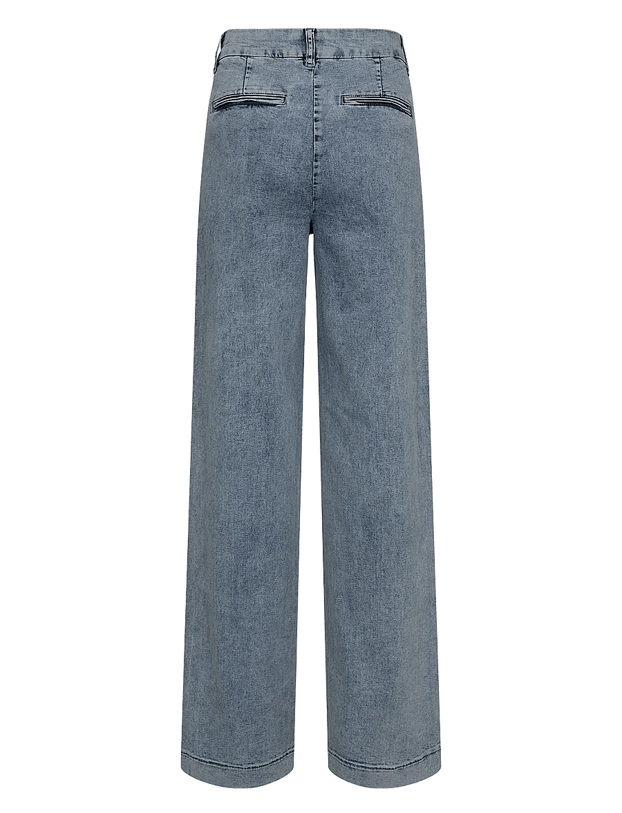 Nümph - NUAMBER HR WIDE JEANS R3019 - gerade jeans - light b. stonewash denim - 1