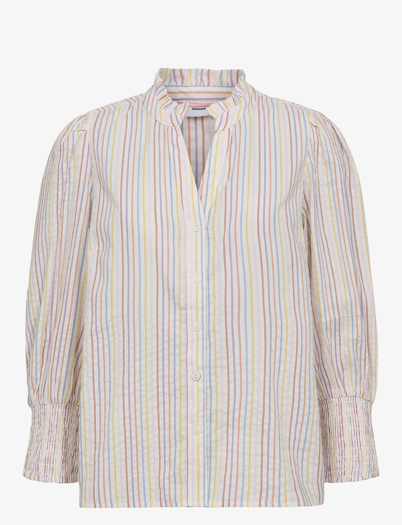 Nümph - NUTASHIA SHIRT - pikkade varrukatega pluusid - popcorn - 0