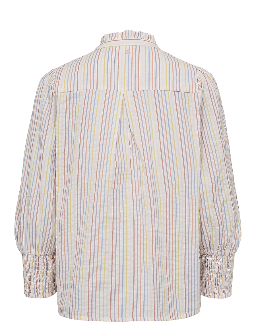 Nümph - NUTASHIA SHIRT - langärmelige blusen - popcorn - 1