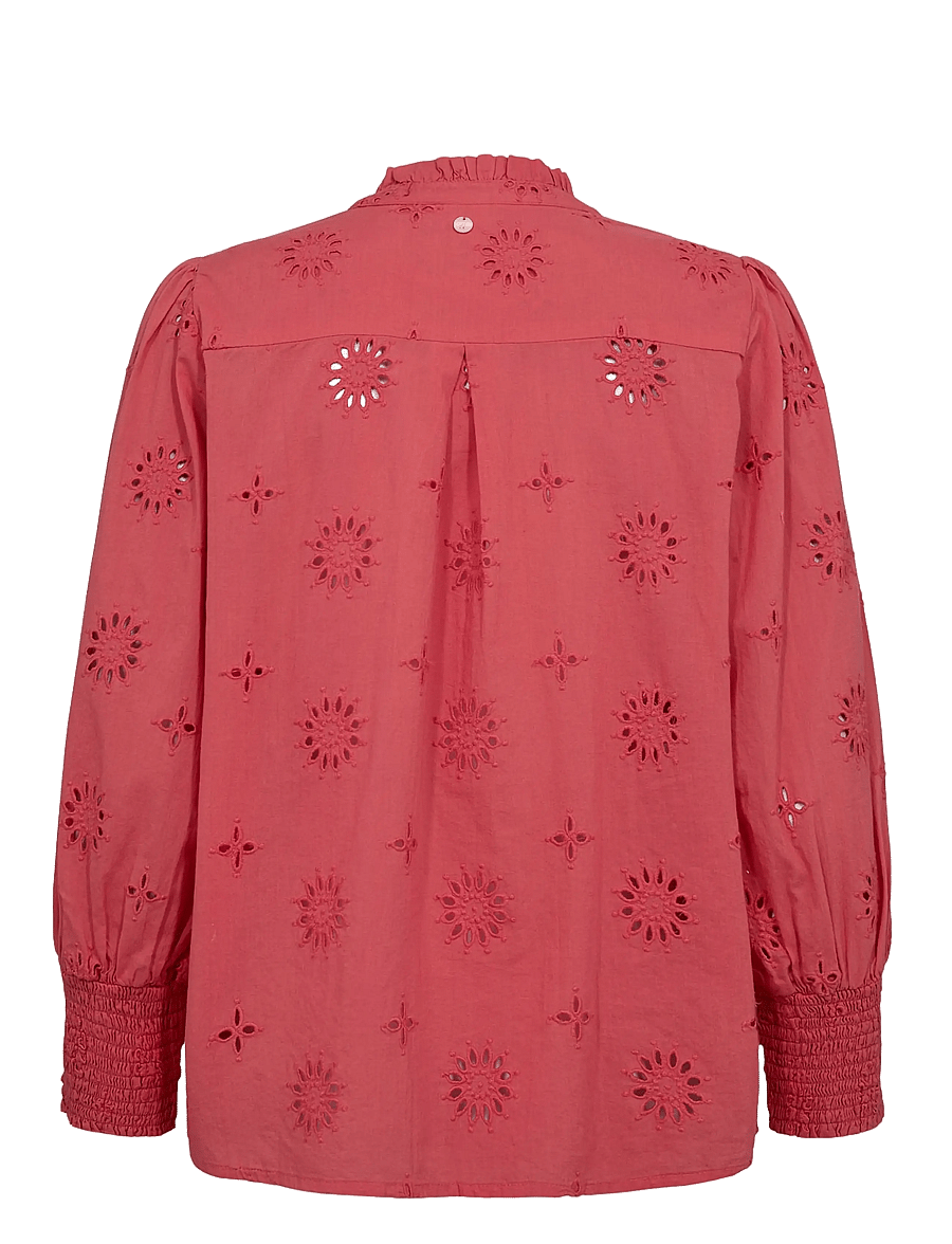 Nümph - NUSAMMY SHIRT - langærmede bluser - cayenne - 2