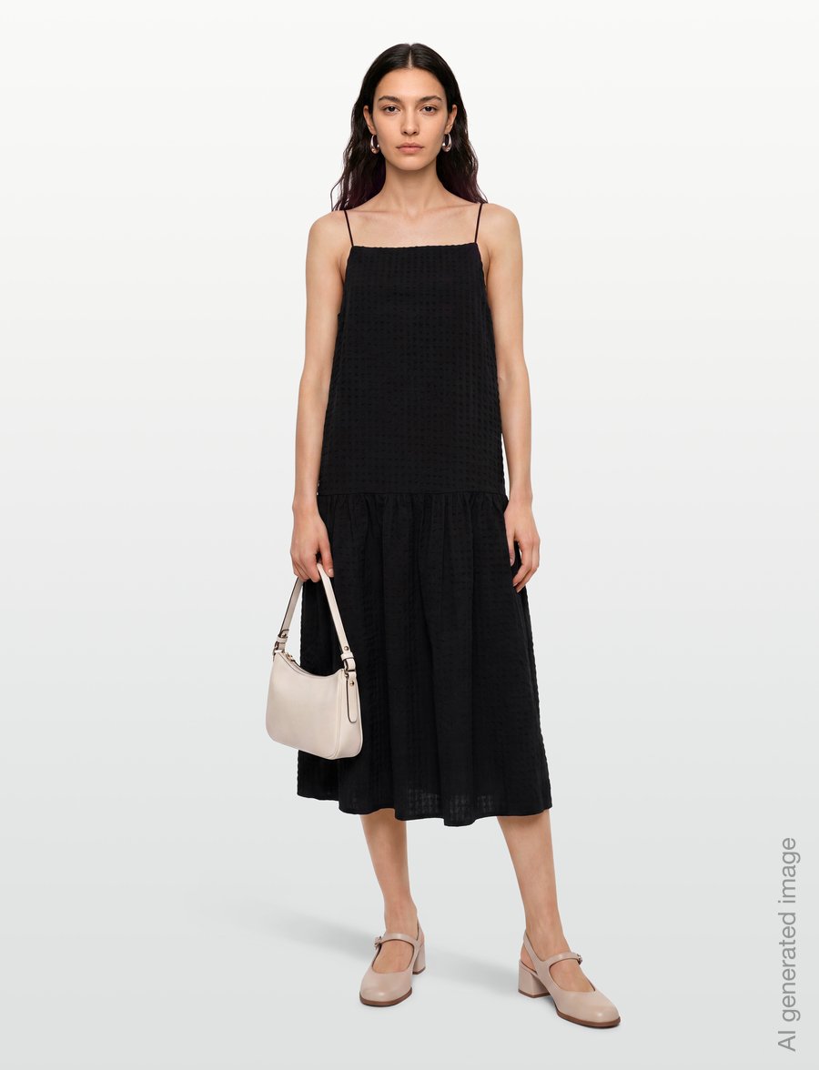 Nümph - NUISOLA DRESS - sommerkjoler - caviar - 0
