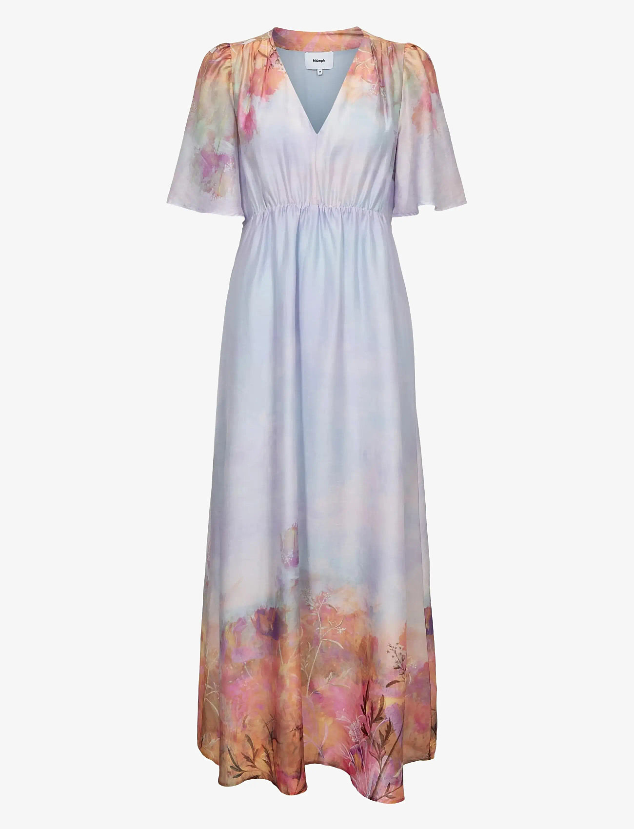 Nümph - NULOVE SS DRESS - sommerkjoler - airy blue - 1