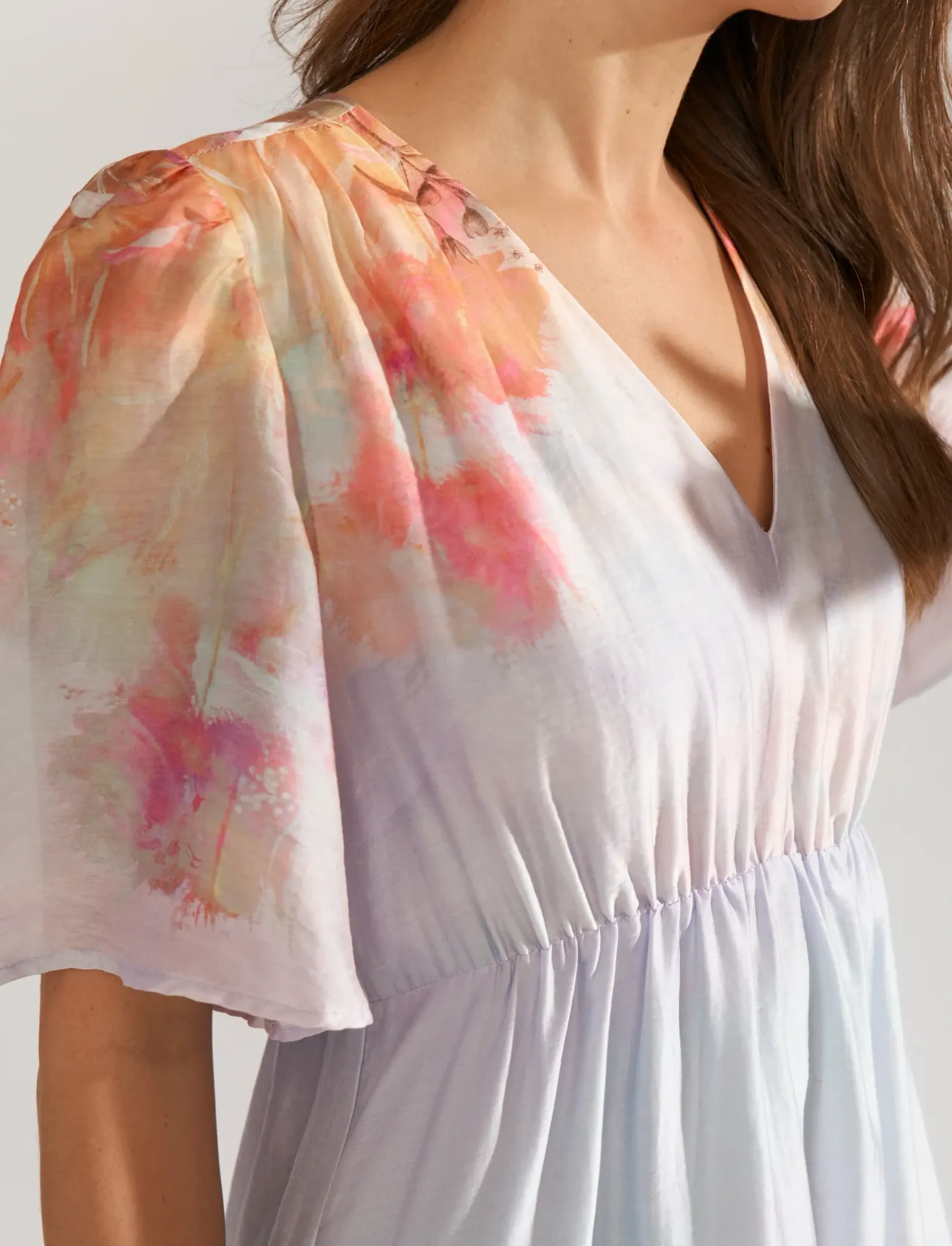 Nümph - NULOVE SS DRESS - sommerkleider - airy blue - 4
