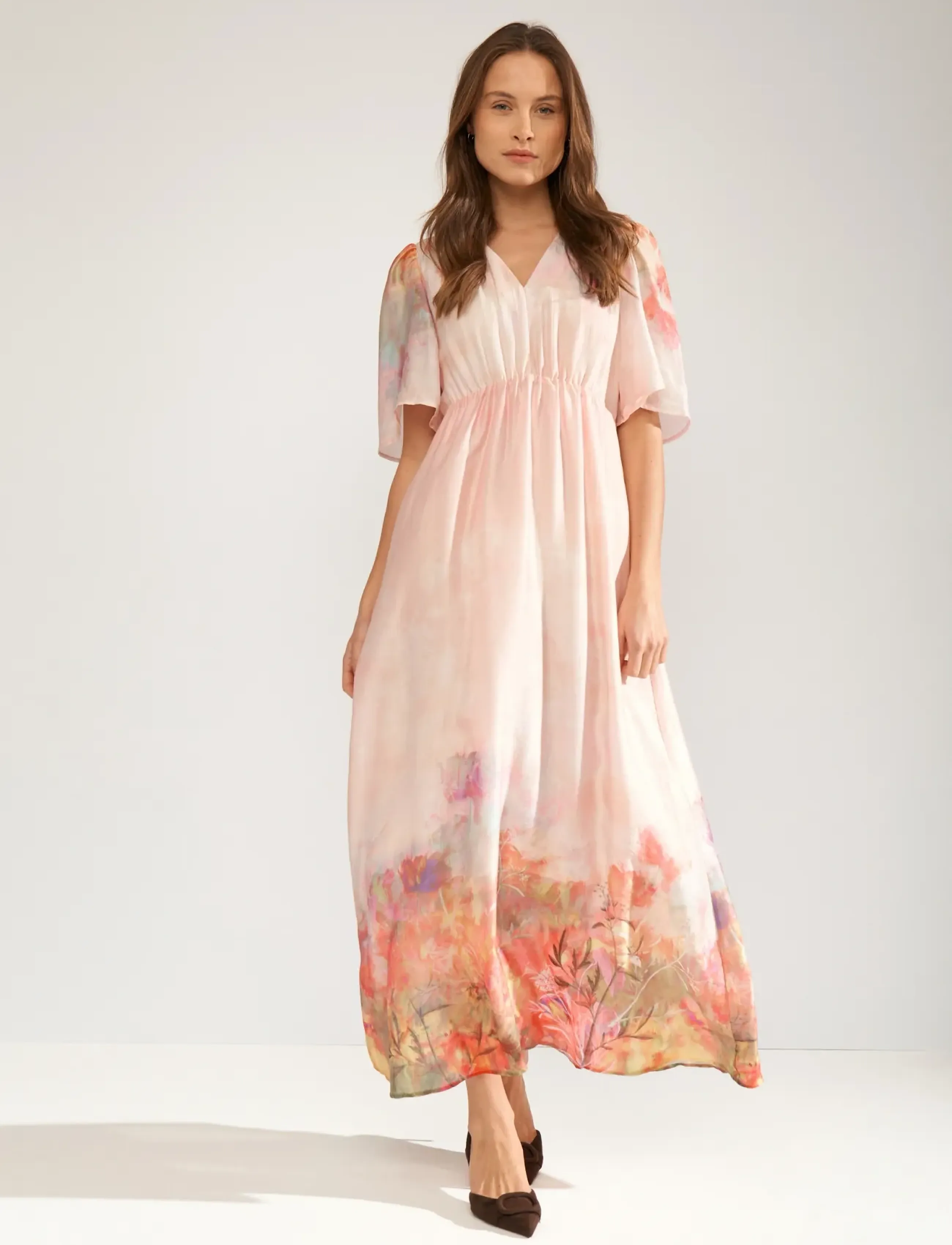 Nümph NULOVE SS DRESS - Nümph - MANGANO CALCITE / pink/rose