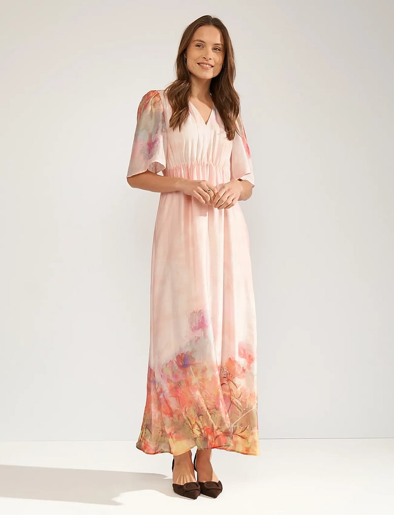 Nümph - NULOVE SS DRESS - suvekleidid - mangano calcite - 3
