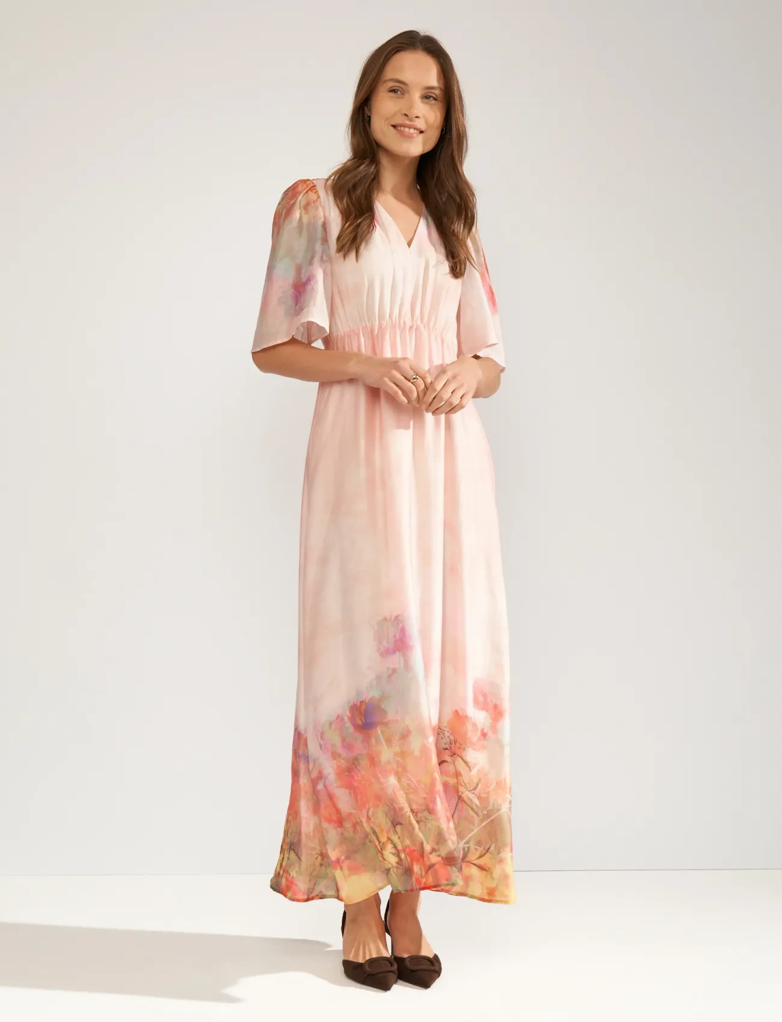 Nümph - NULOVE SS DRESS - summer dresses - mangano calcite - 3