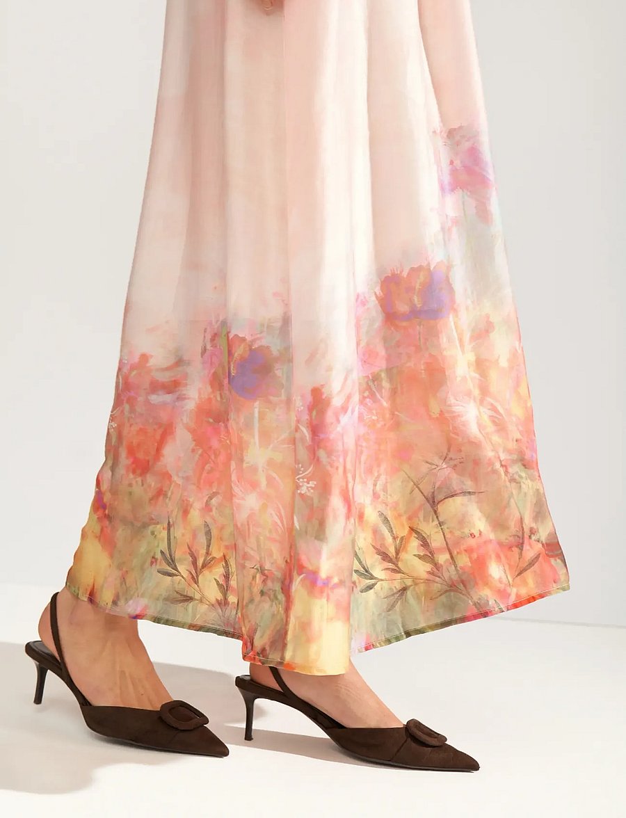 Nümph - NULOVE SS DRESS - sommerkleider - mangano calcite - 5