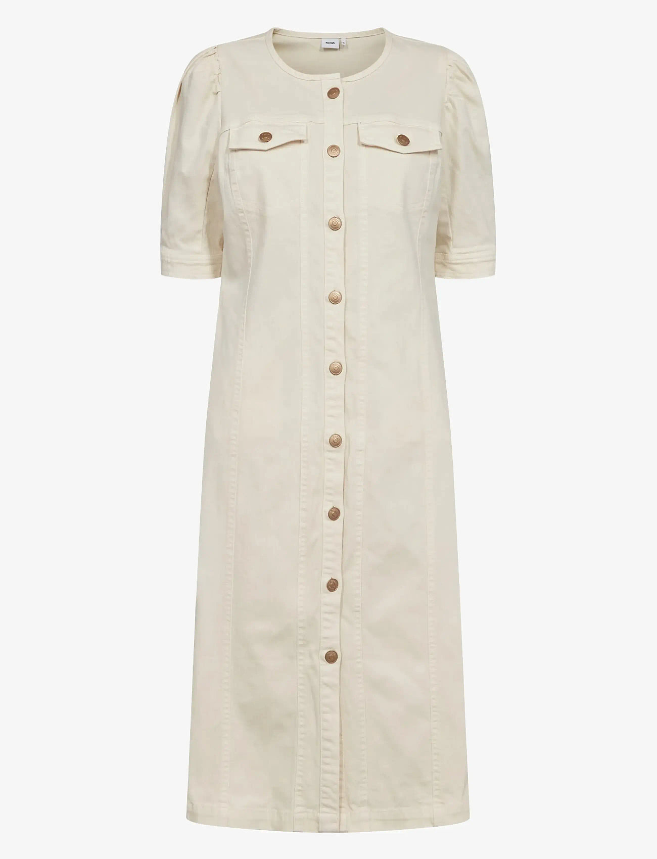 Nümph - NUSILVA DRESS - denim dresses - ecru denim - 1