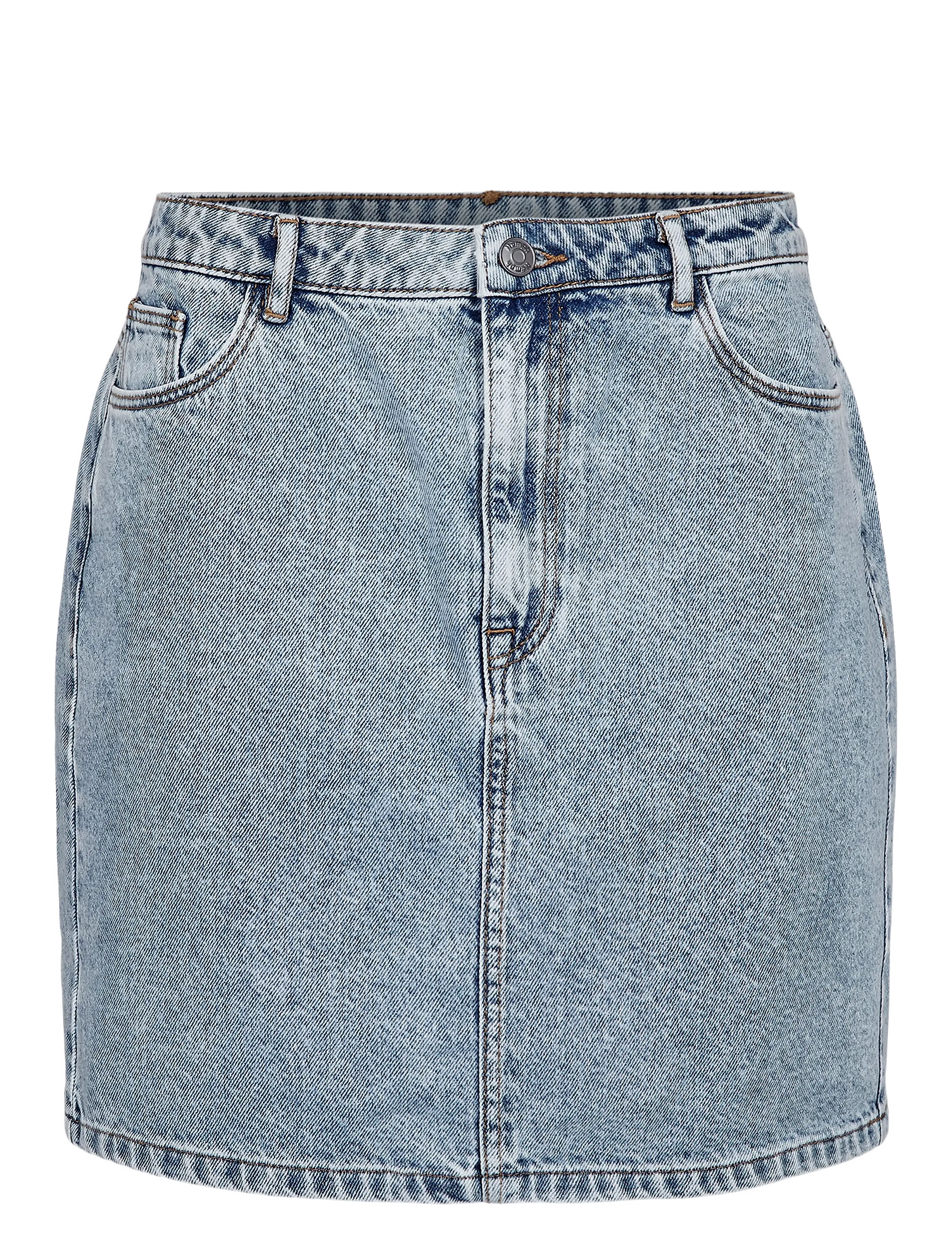 Nümph NUKAYSA DENIM SKIRT - Riided - LIGHT B. STONEWASH DENIM / blue