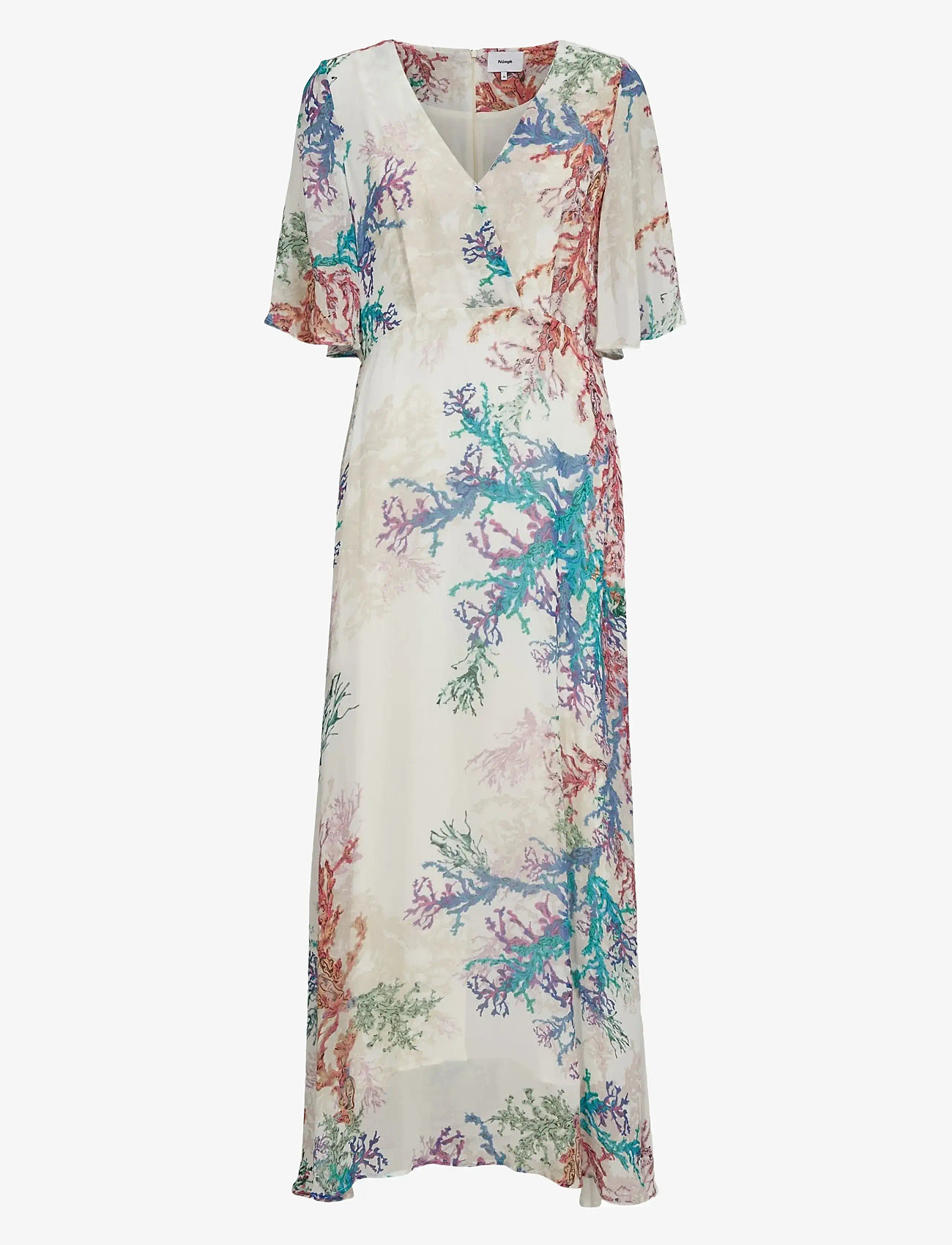 Nümph - NUCORAL DRESS - sommerkleider - cloud dancer - 1