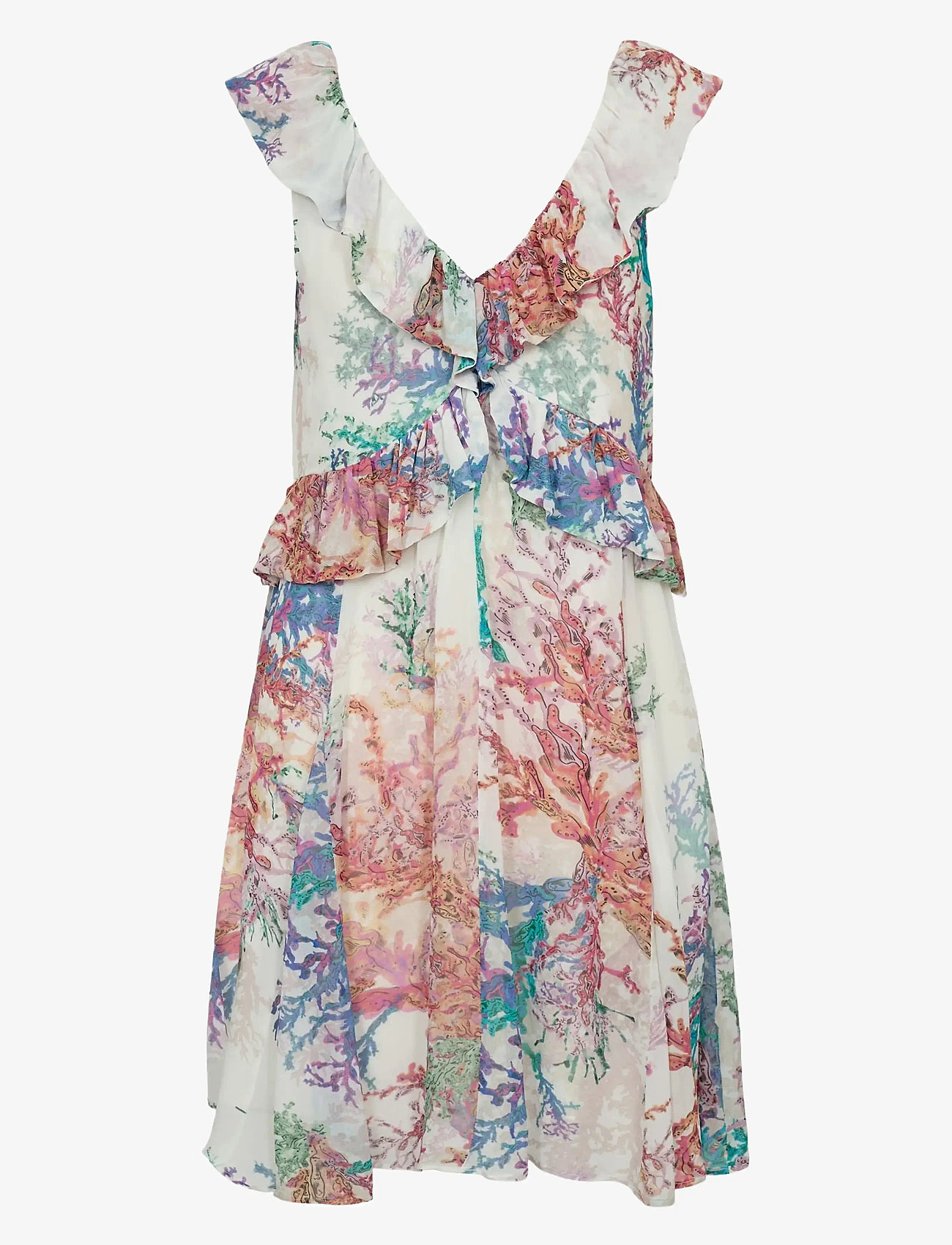 Nümph - NUCORAL RUFFLE DRESS - konfirmationstøj - cloud dancer - 1