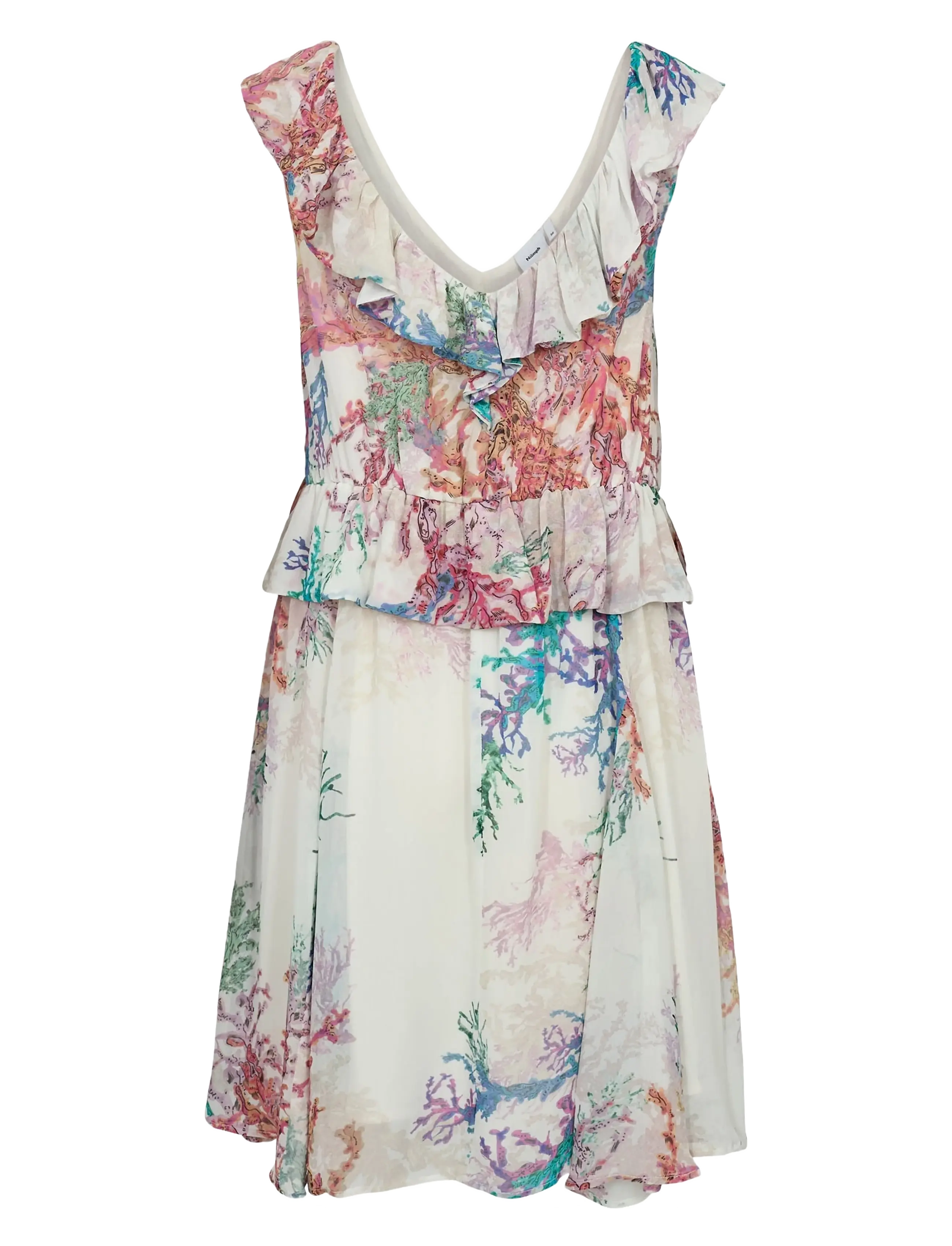 Nümph - NUCORAL RUFFLE DRESS - konfirmation - cloud dancer - 2