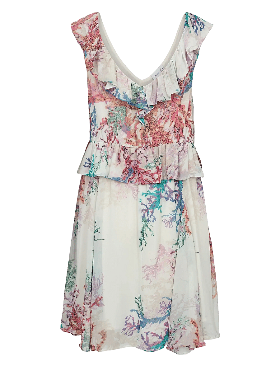 Nümph - NUCORAL RUFFLE DRESS - konfirmation - cloud dancer - 2