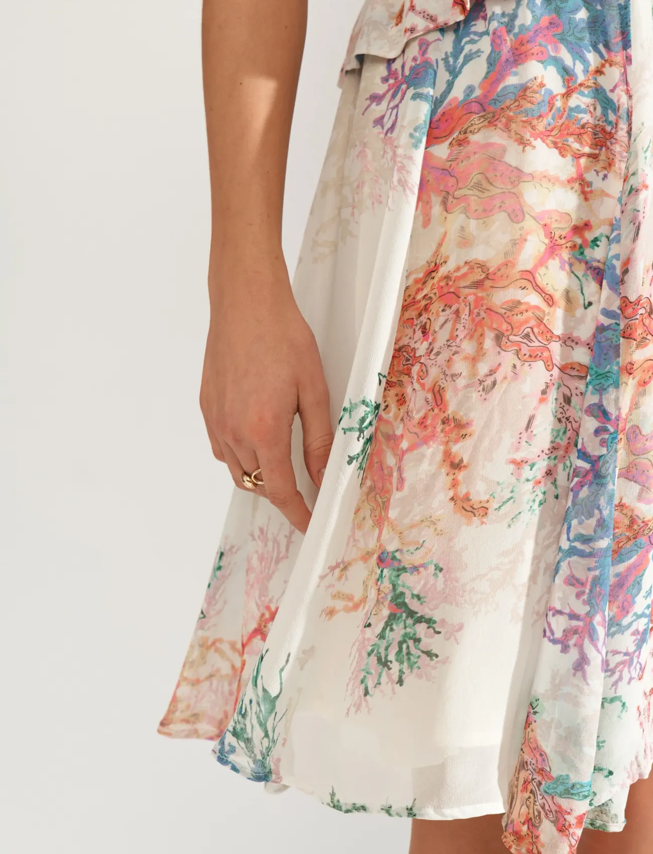NÜMPH Nucoral Ruffle Dress sommarklänningar dam – bild 4