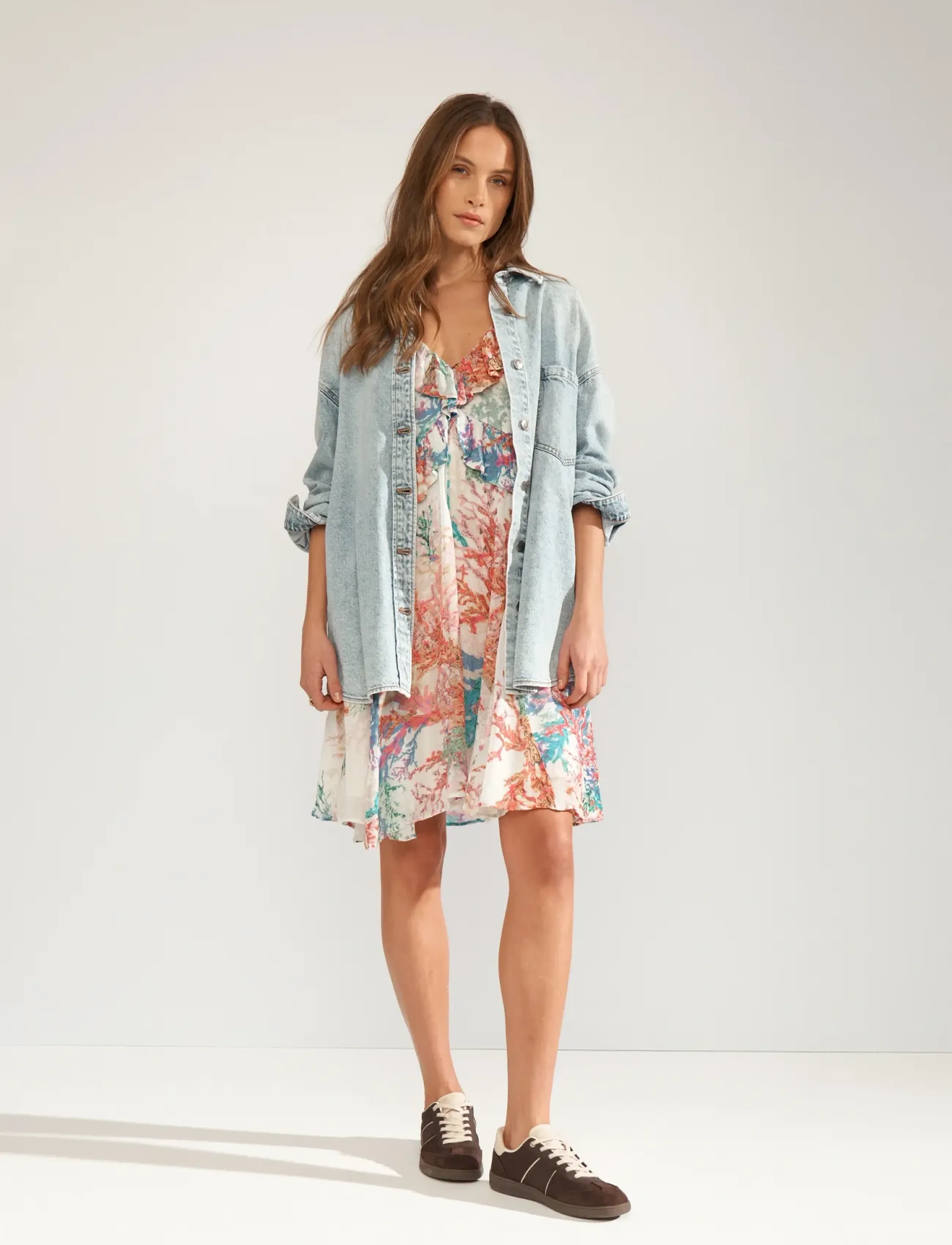 NÜMPH Nucoral Ruffle Dress sommarklänningar dam – bild 5