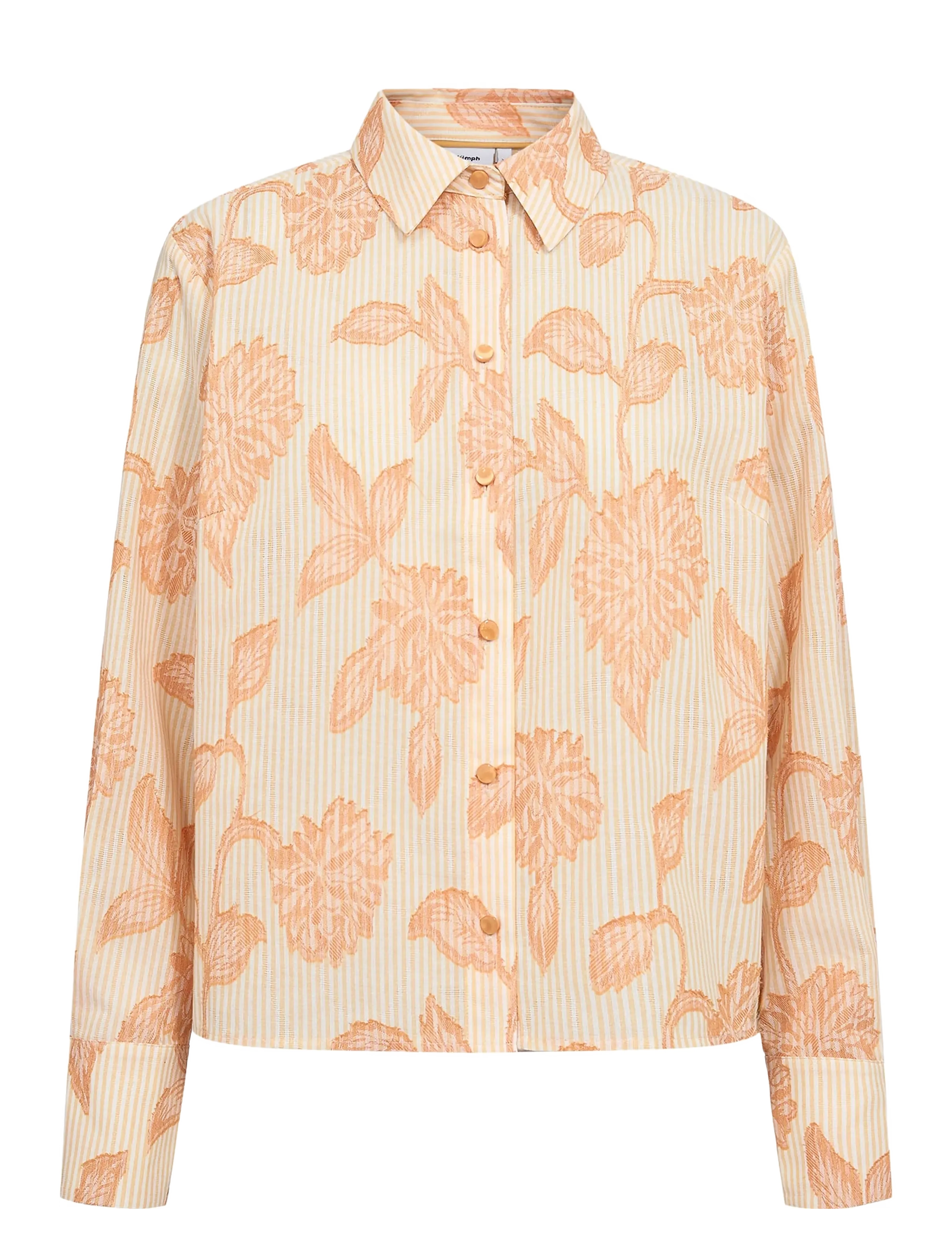 Nümph Nunaia Shirt, 36, Orange, Skjorter > Langærmede, Dame
