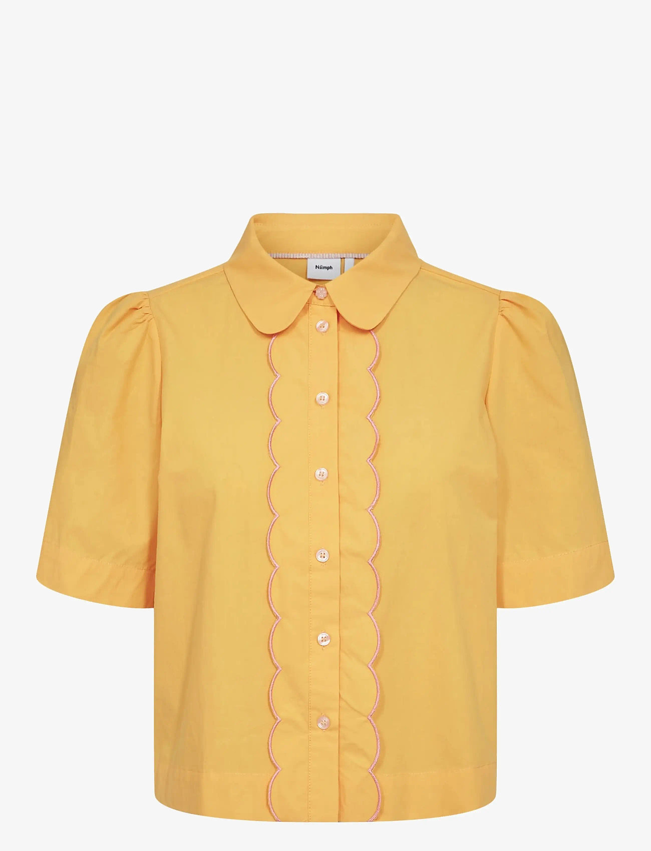 Nümph - NUSIENNA SHIRT - kortærmede skjorter - marigold - 1