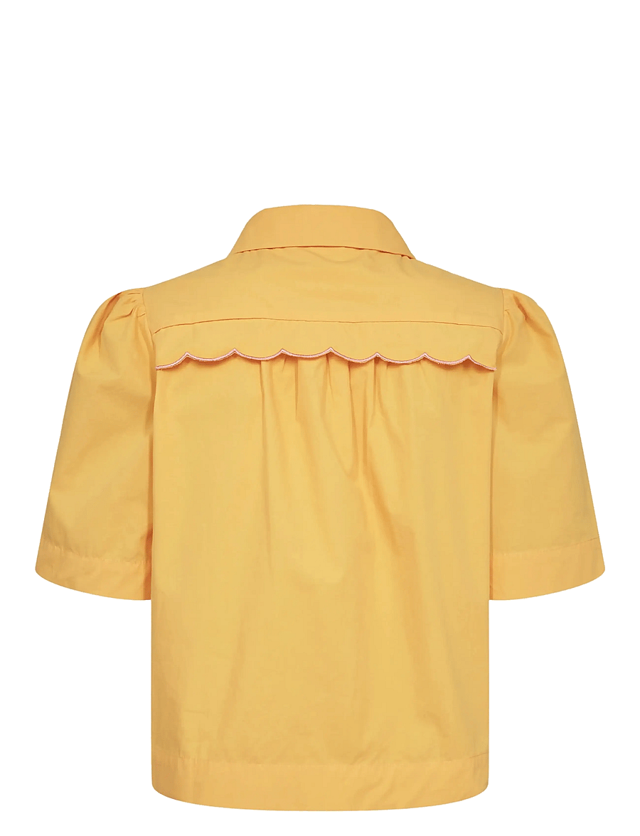 Nümph - NUSIENNA SHIRT - overhemden met korte mouwen - marigold - 2