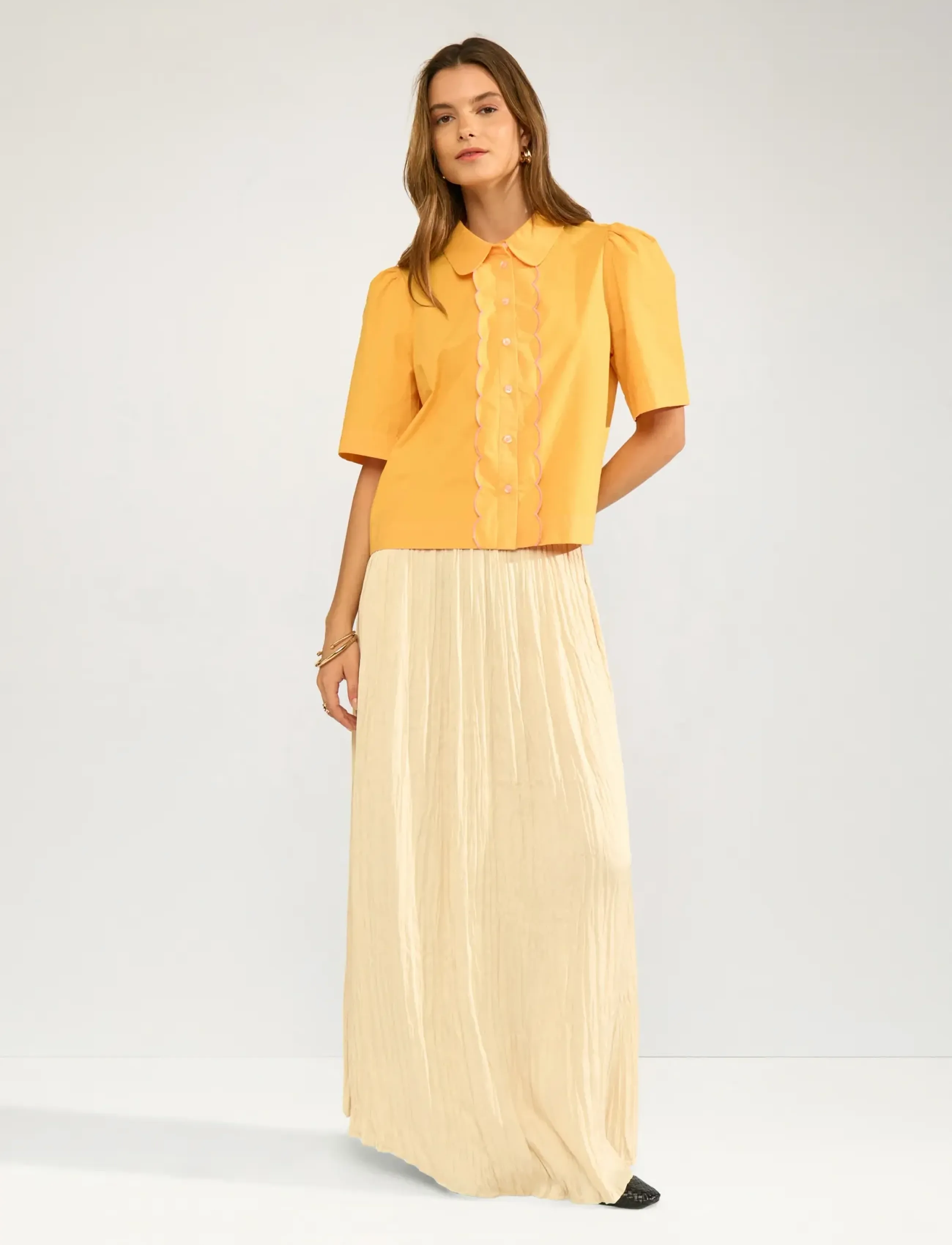 Nümph NUSIENNA SHIRT - Särgid - MARIGOLD / yellow