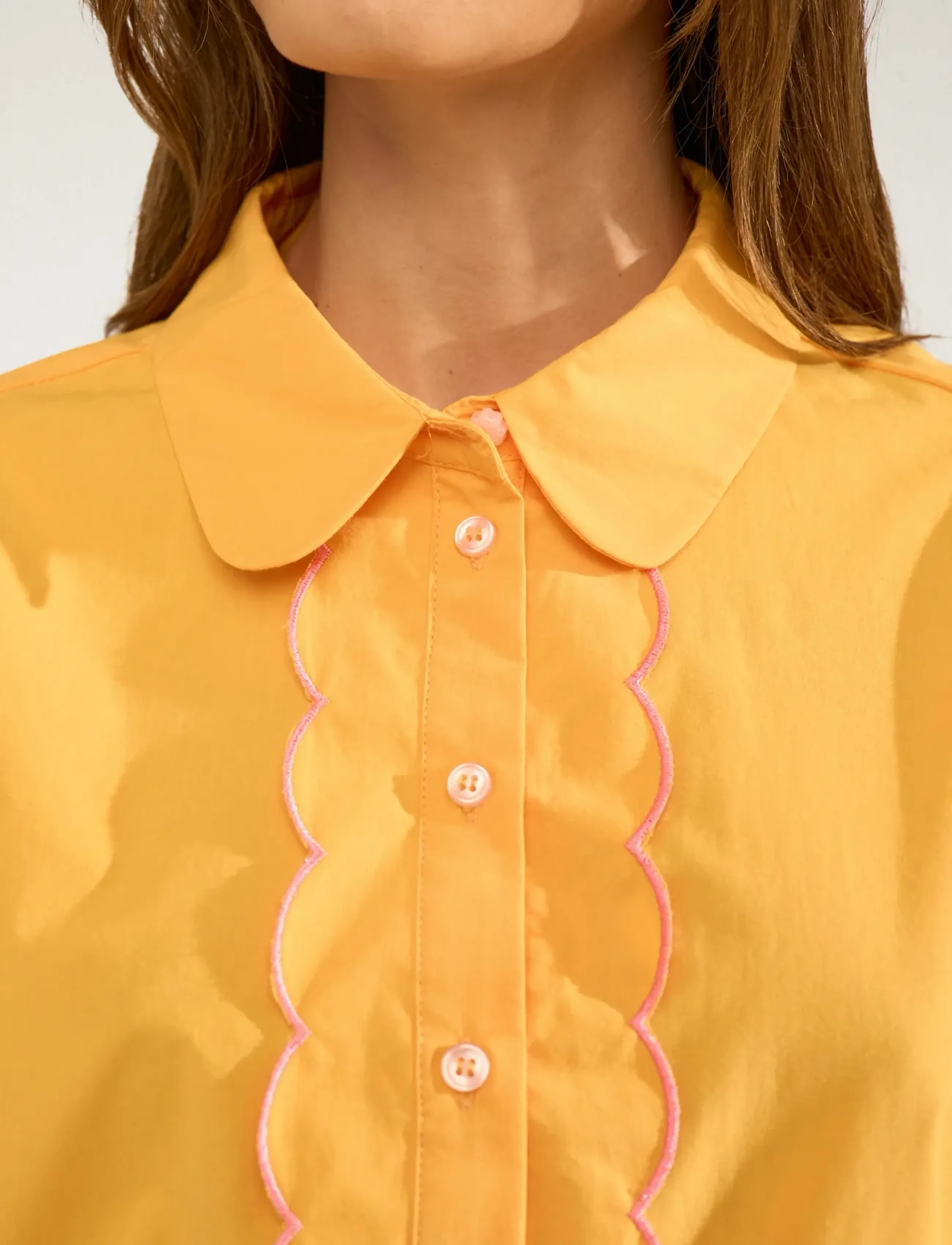 Nümph - NUSIENNA SHIRT - kortärmade skjortor - marigold - 4