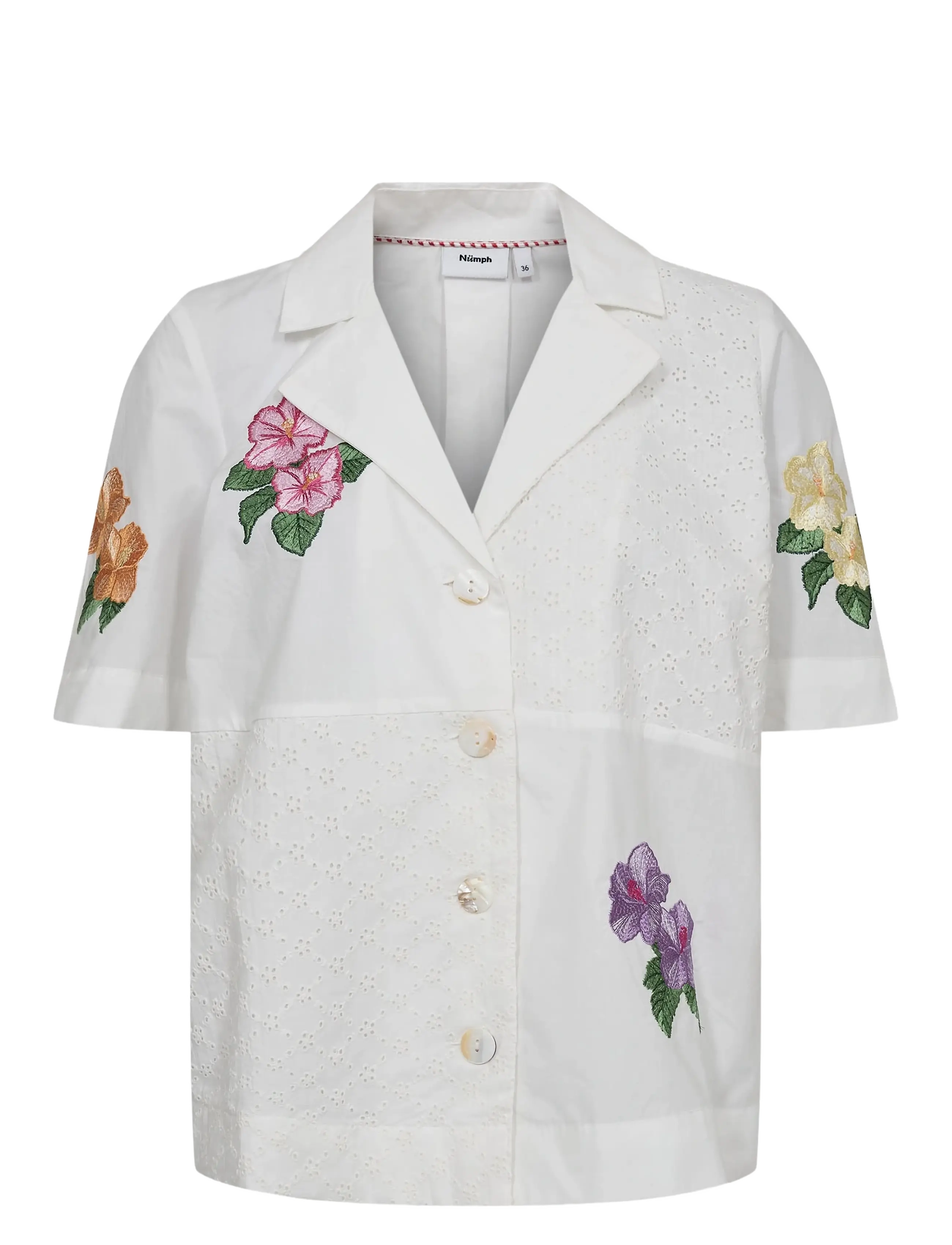 NÜMPH Numaia Shirt Weiß - 40 - Damen