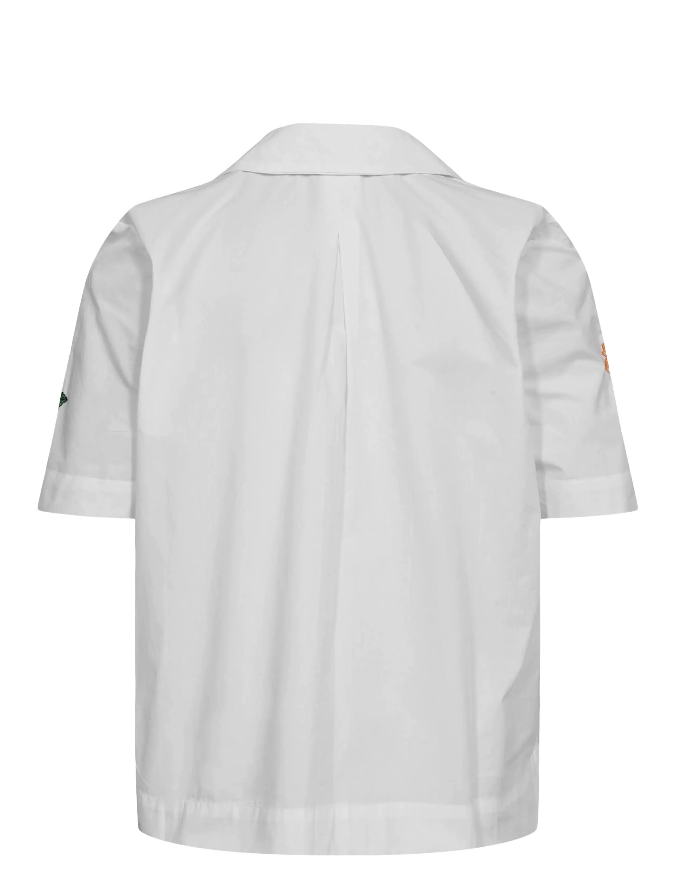 Nümph - NUMAIA SHIRT - kortärmade skjortor - bright white - 2