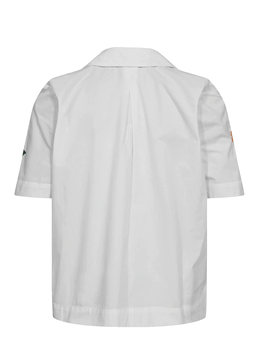 Nümph - NUMAIA SHIRT - kurzärmlige hemden - bright white - 2