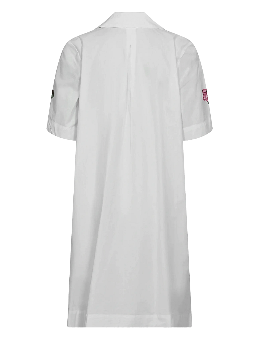Nümph - NUMAIA DRESS - vasarinės suknelės - bright white - 1