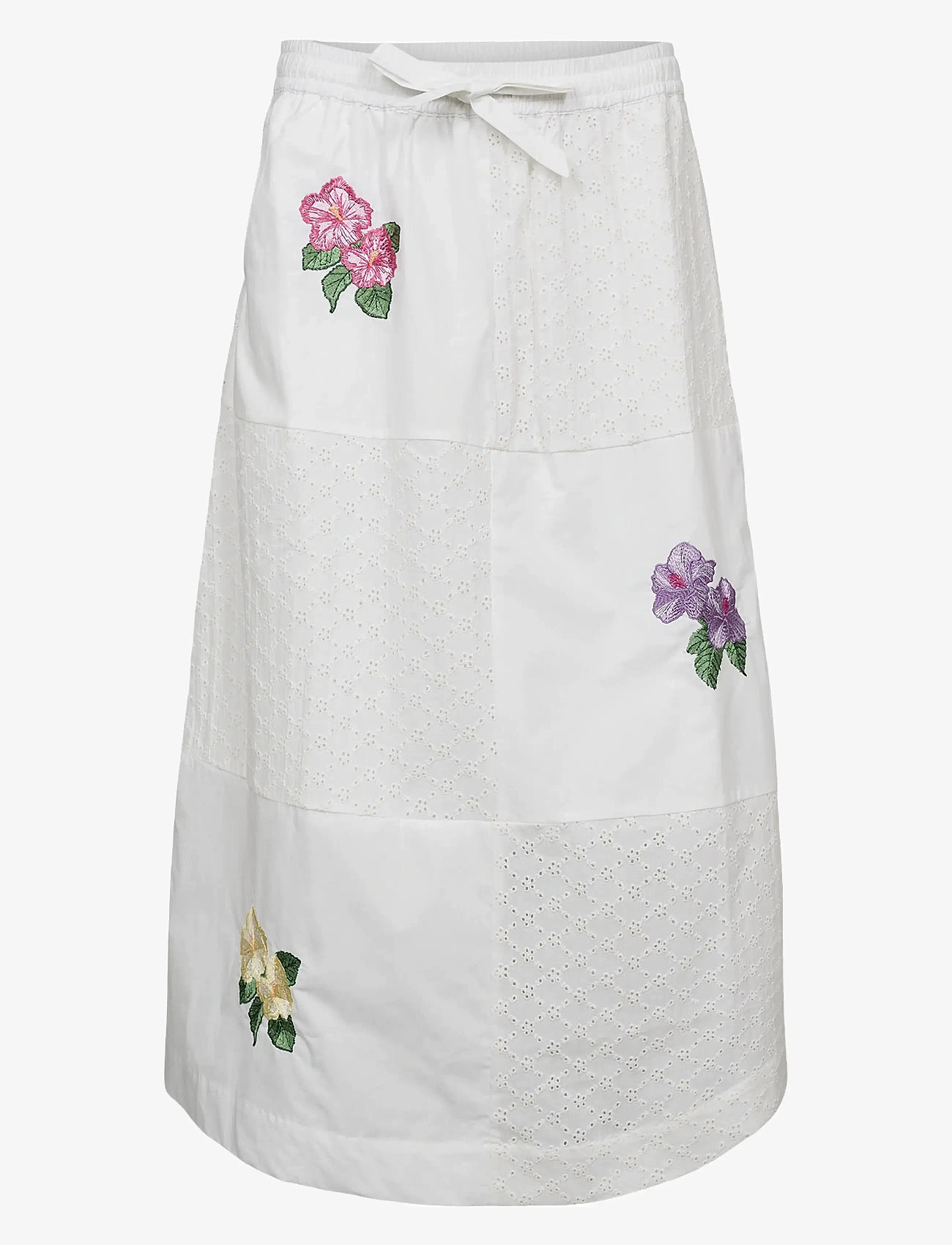 Nümph - NUMAIA SKIRT - maxi nederdele - bright white - 1