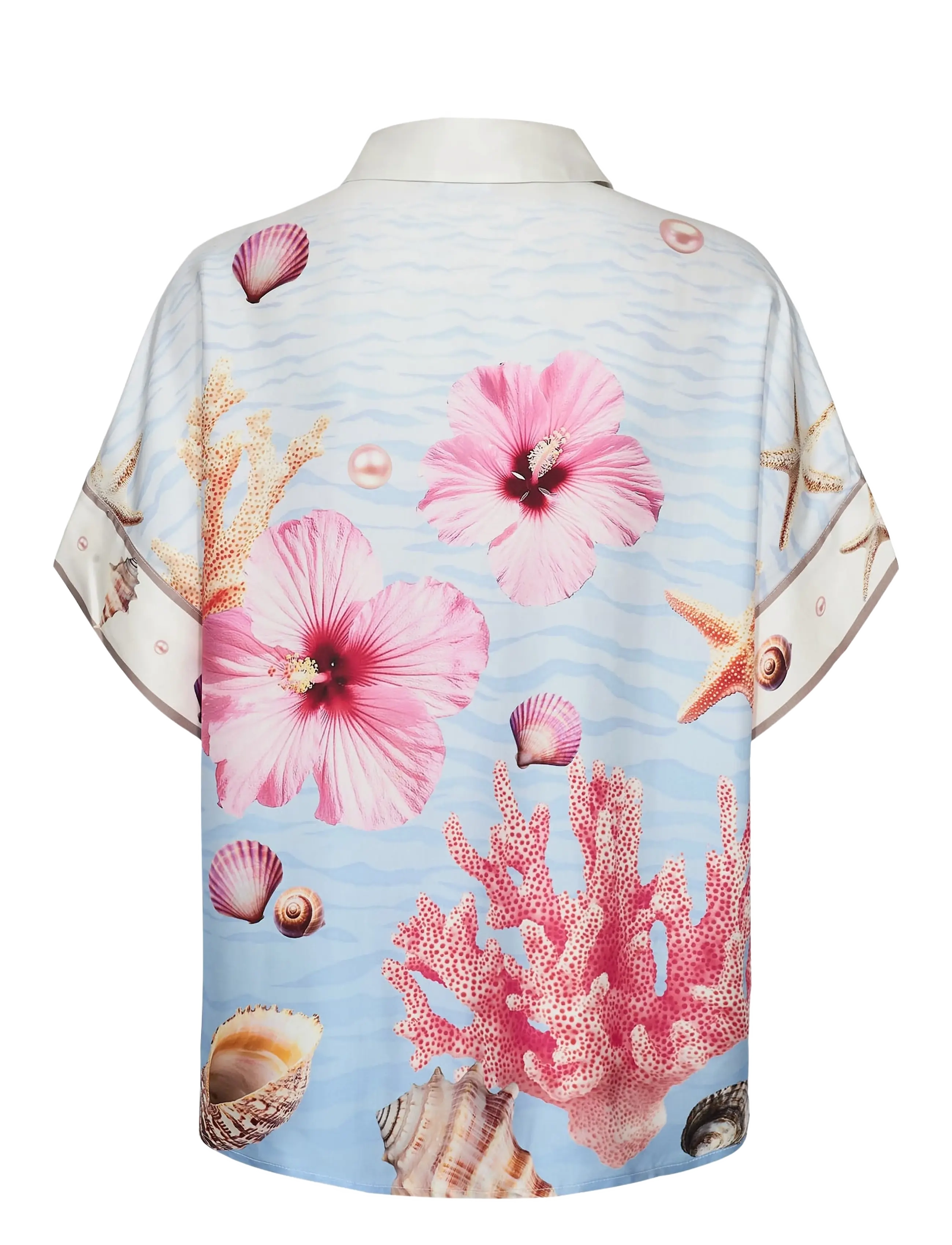 Nümph - NUOCEANA SLEEVELESS SHIRT - short-sleeved shirts - skyway - 2
