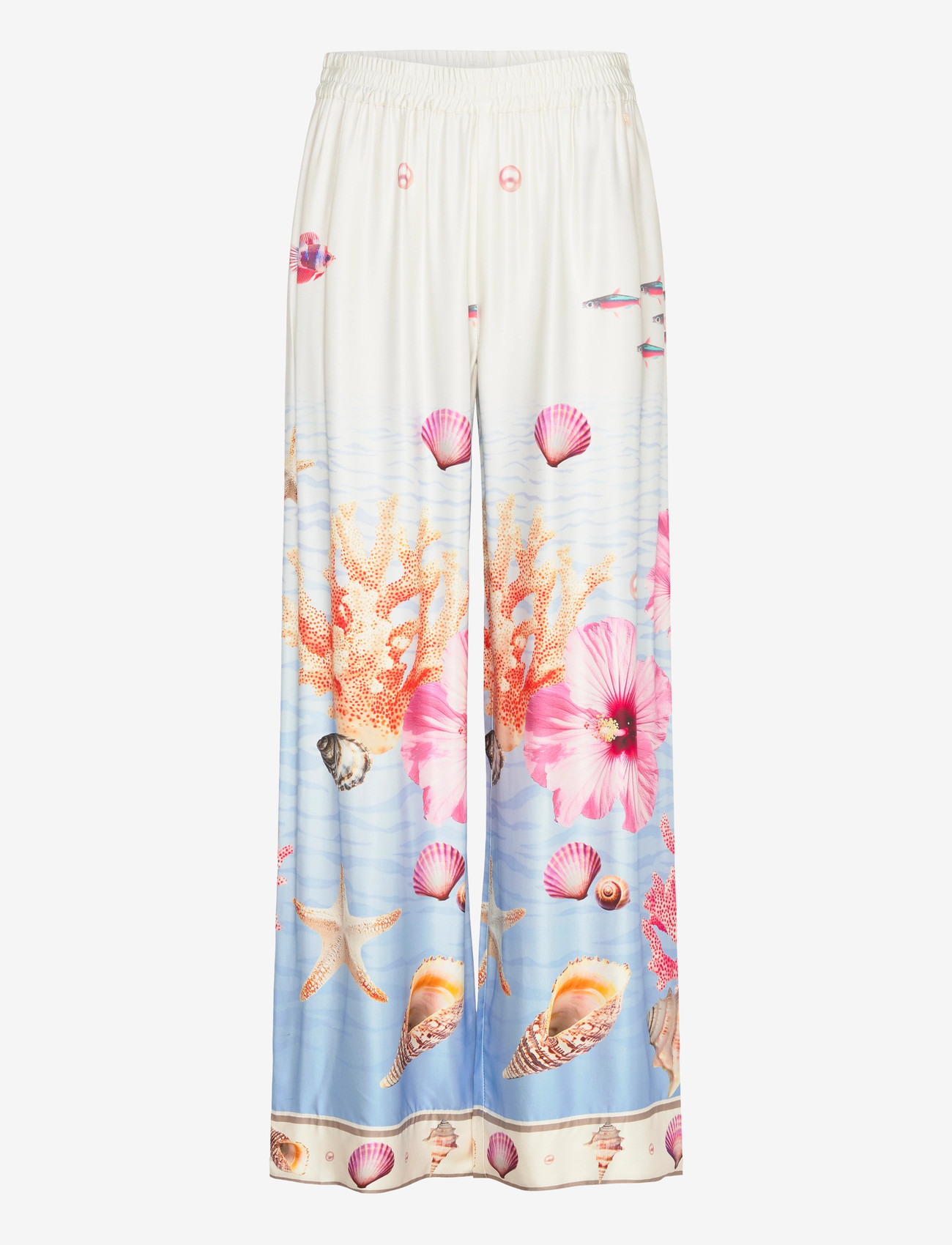 Nümph - NUOCEANA PANTS - wide leg trousers - skyway - 1