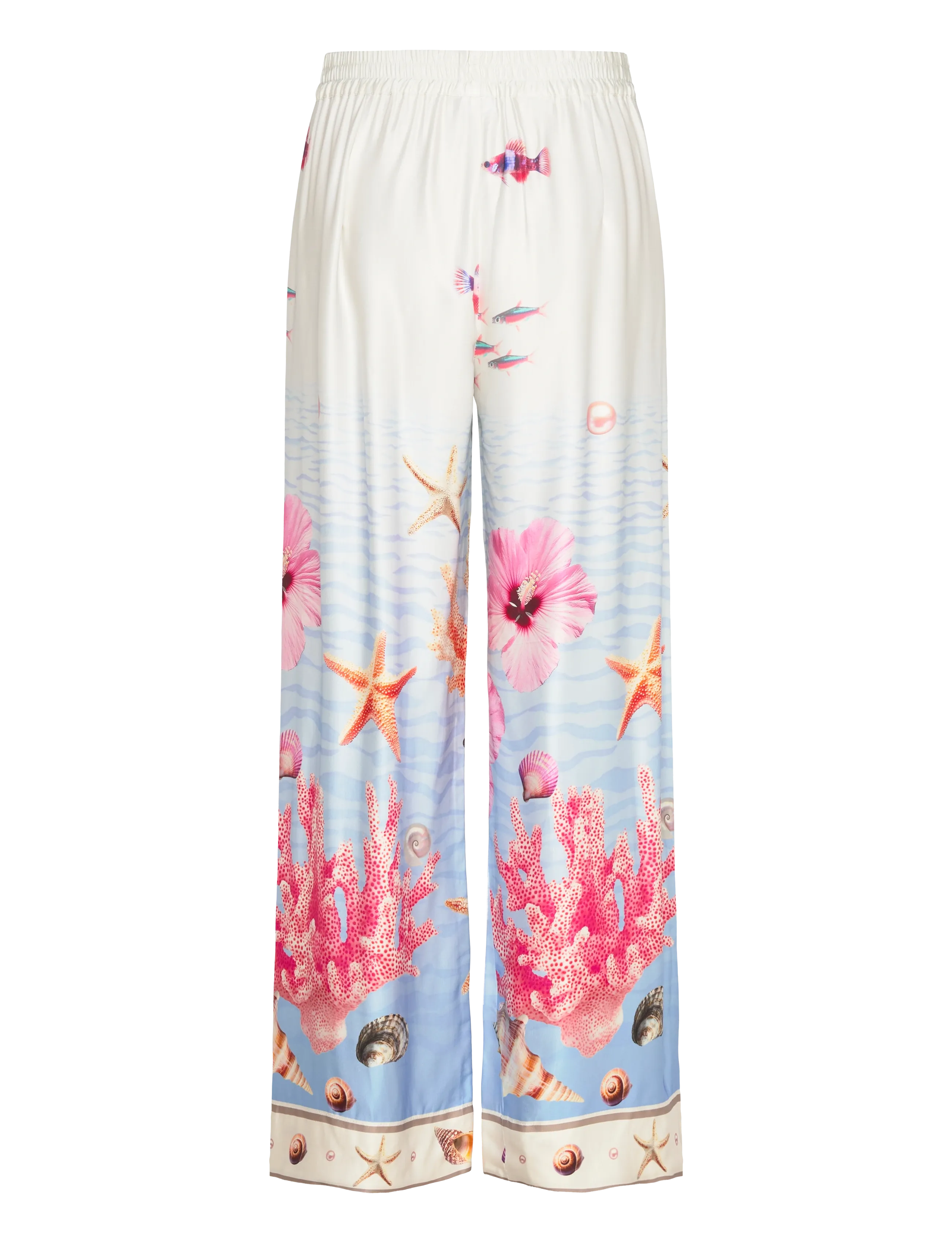 Nümph - NUOCEANA PANTS - hosen mit weitem bein - skyway - 2