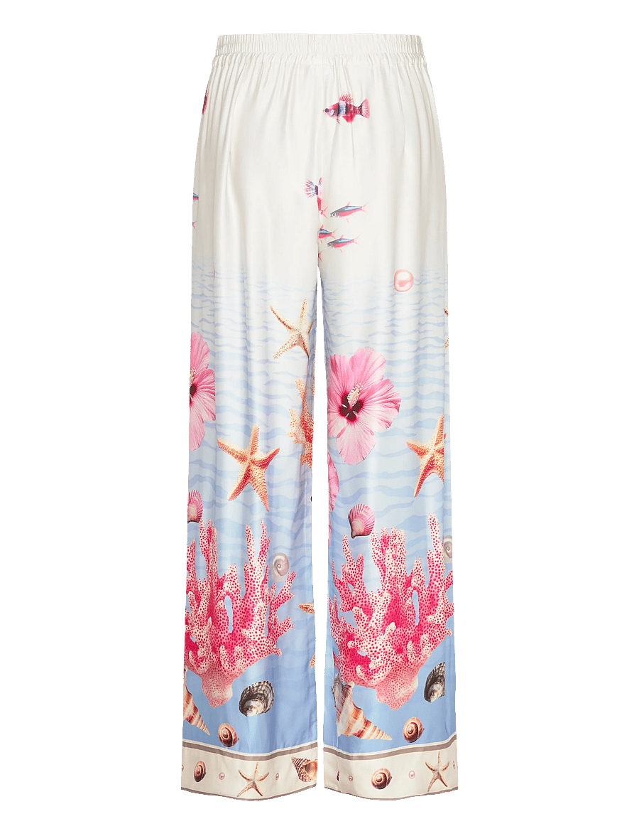 Nümph - NUOCEANA PANTS - hosen mit weitem bein - skyway - 2