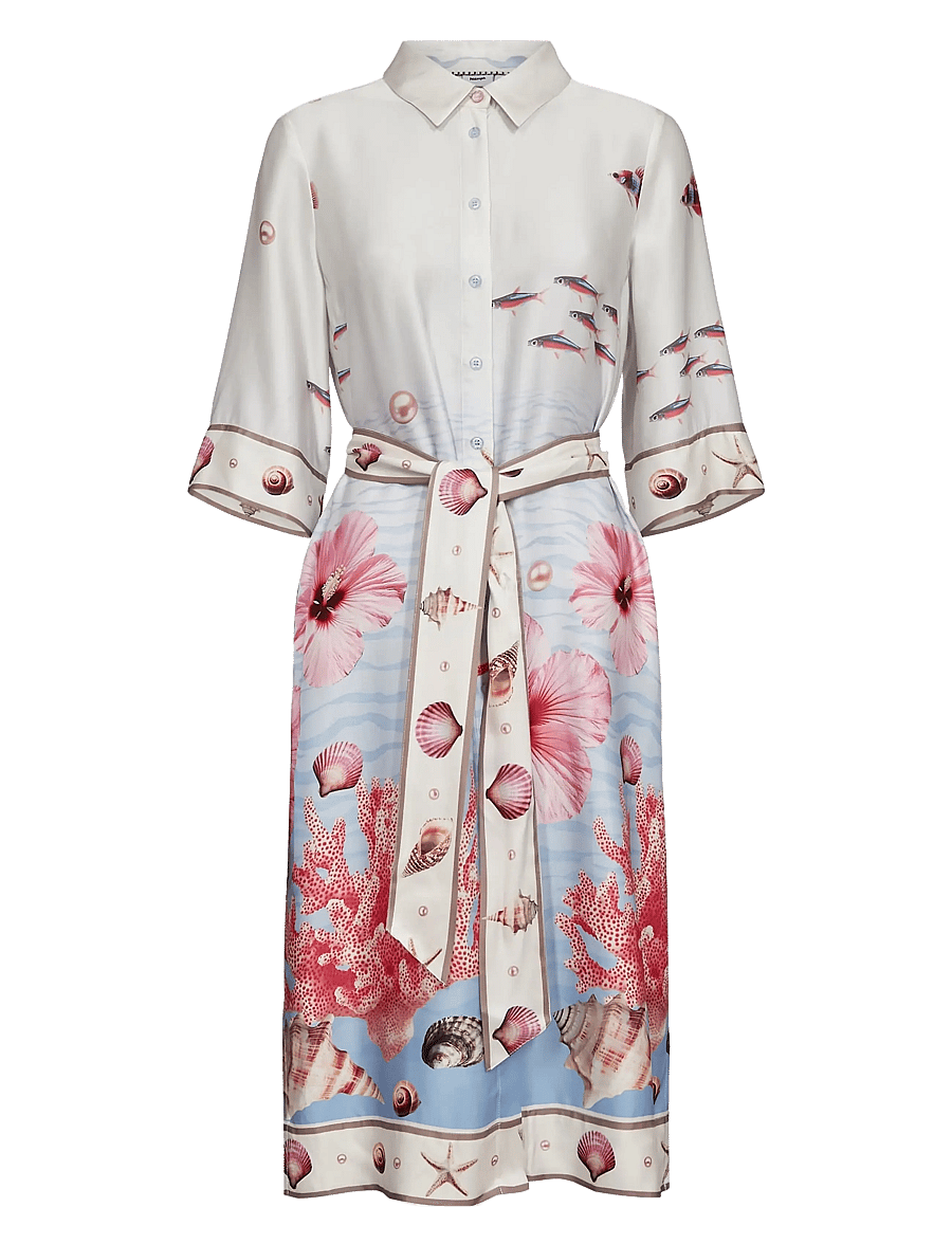 Nümph - NUOCEANA SHIRT DRESS - hemdkleider - skyway - 1